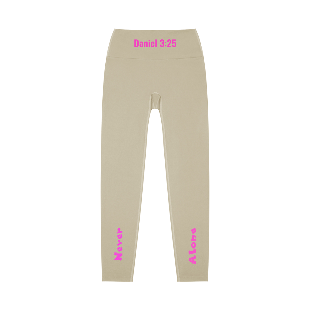 High-Waisted Leggings: Never Alone Pink