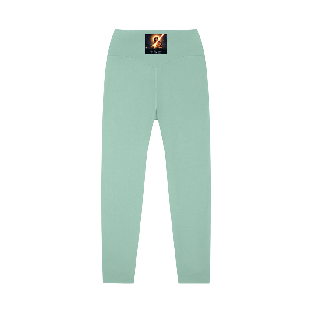 High-Waisted Leggings: Never Alone Pink