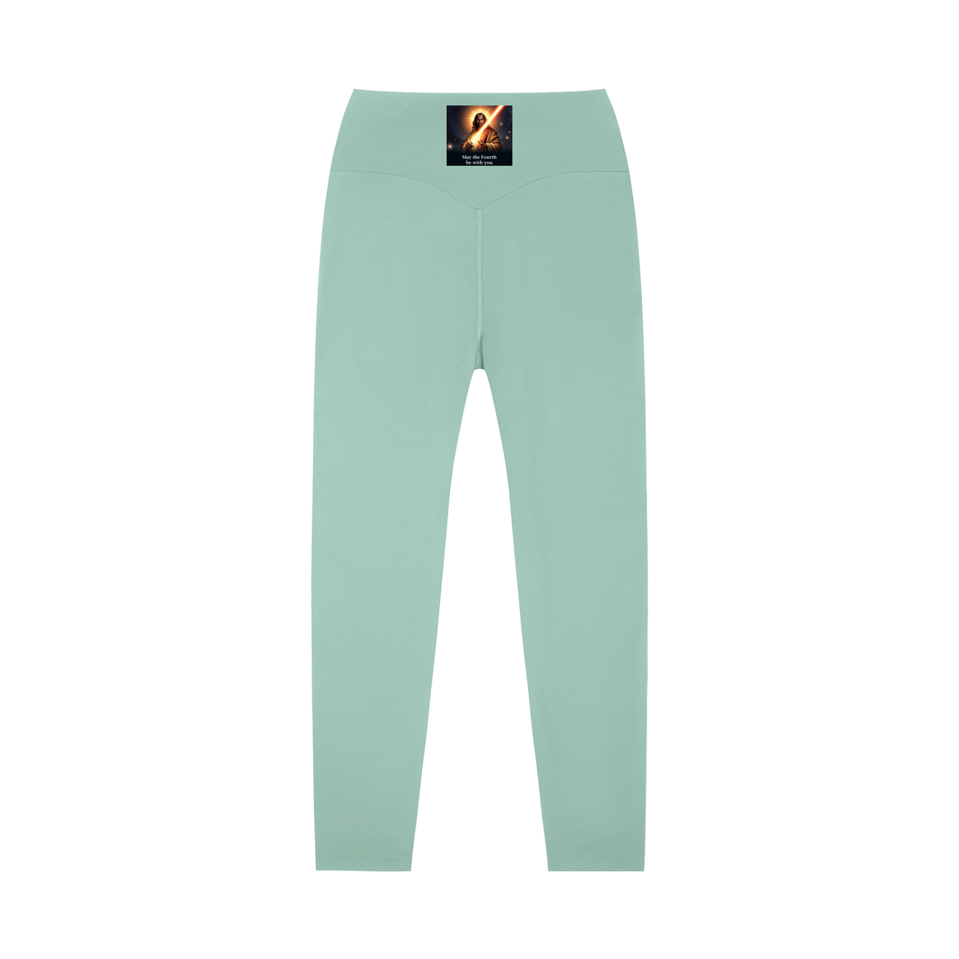 High-Waisted Leggings: Never Alone Pink