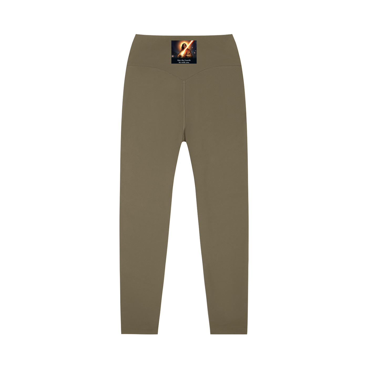 High-Waisted Leggings: Never Alone Pink