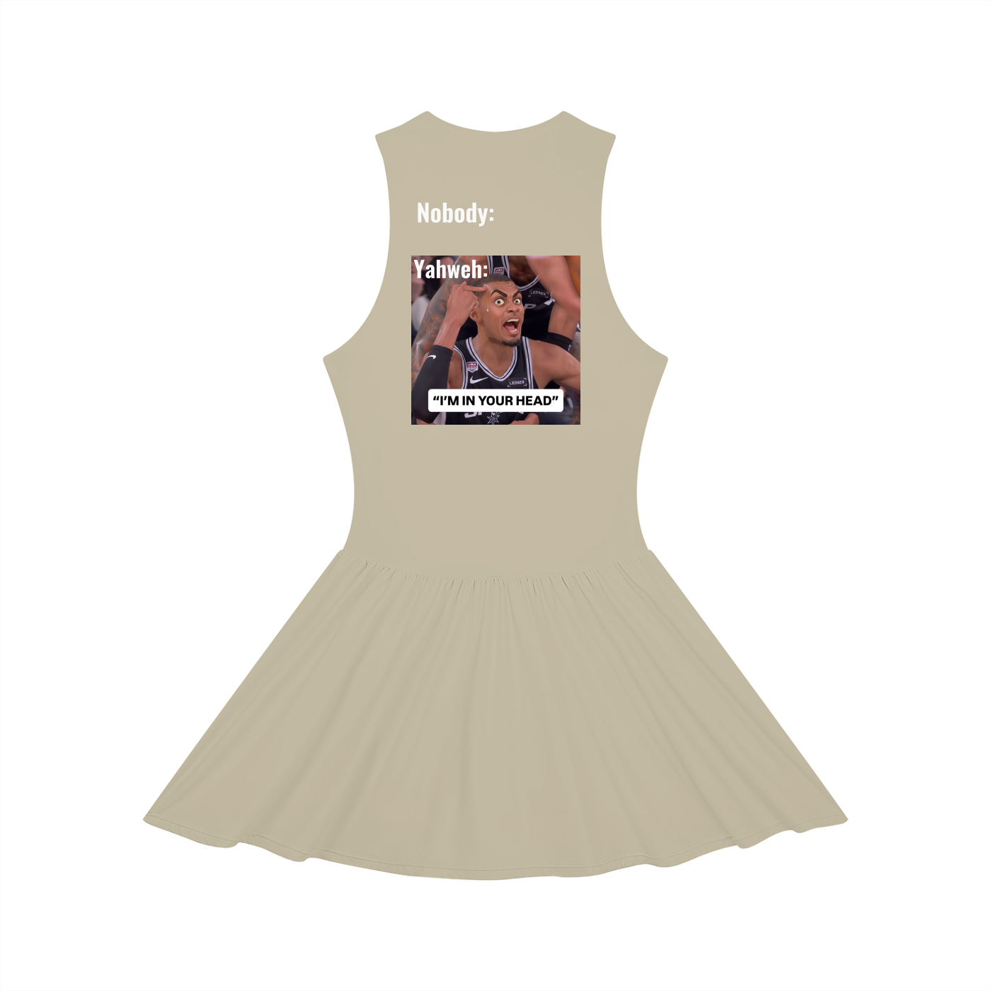 In Your Head Sleeveless Full-Zip Dress