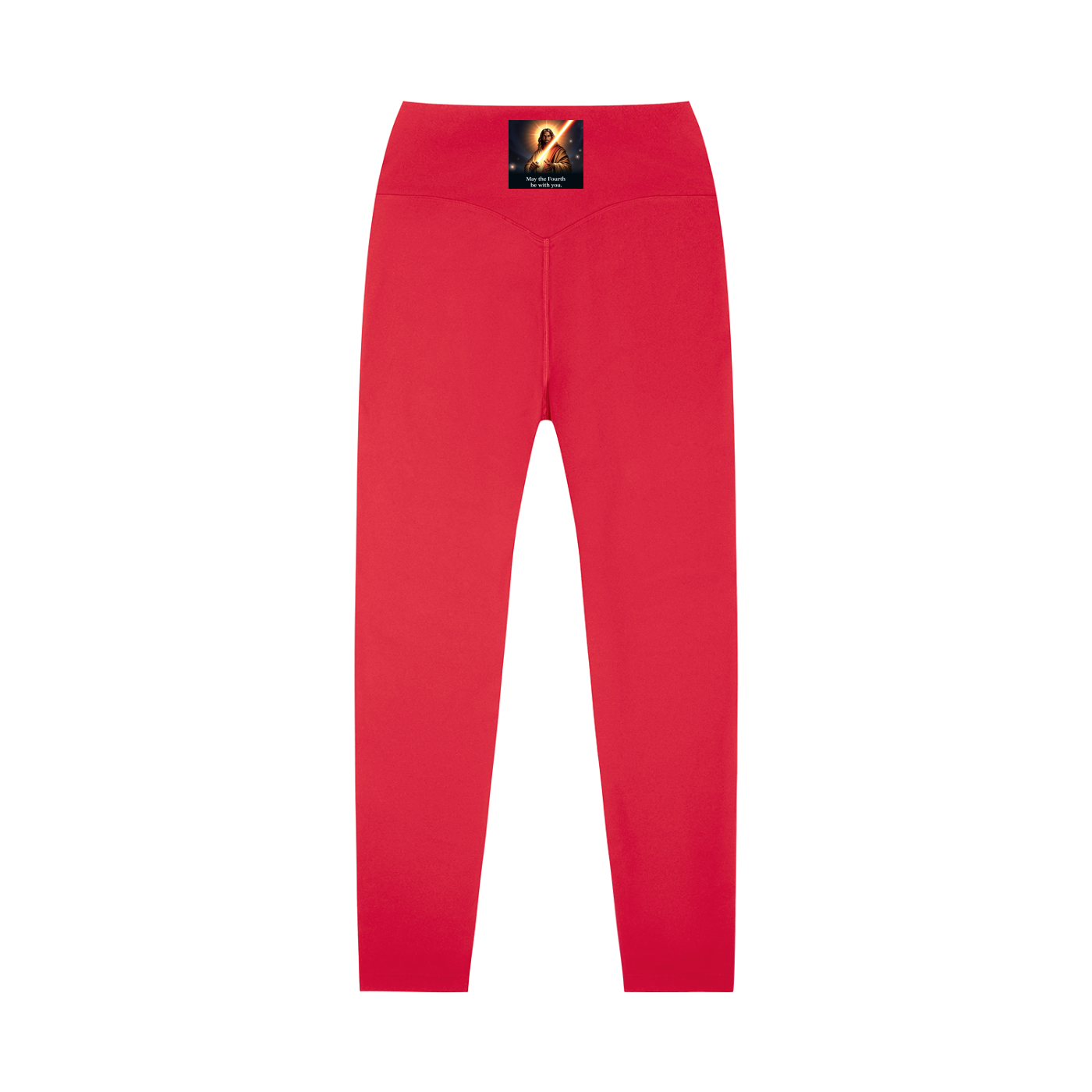High-Waisted Leggings: Never Alone Pink