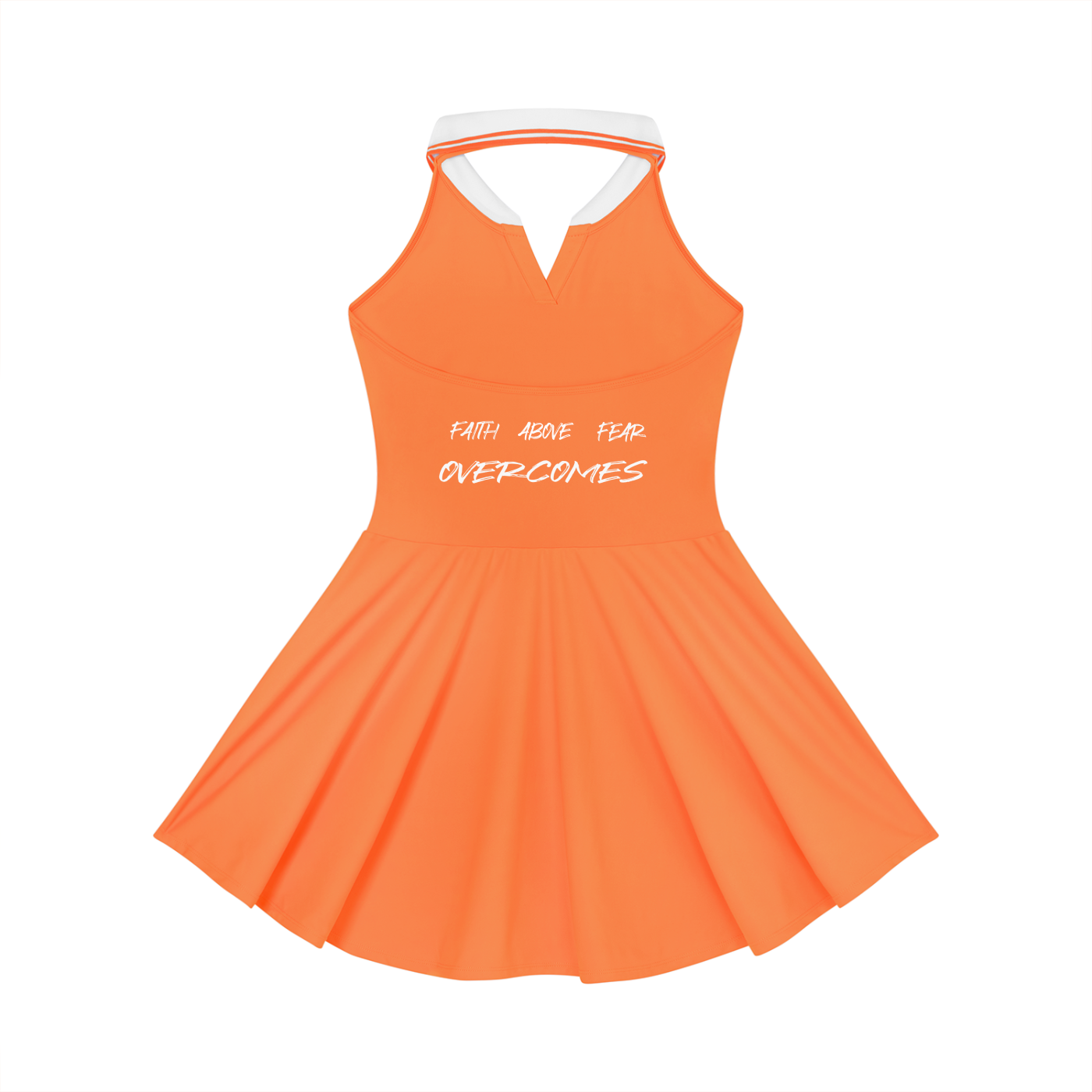 Women's Collared Halter A-Line Tennis Dress