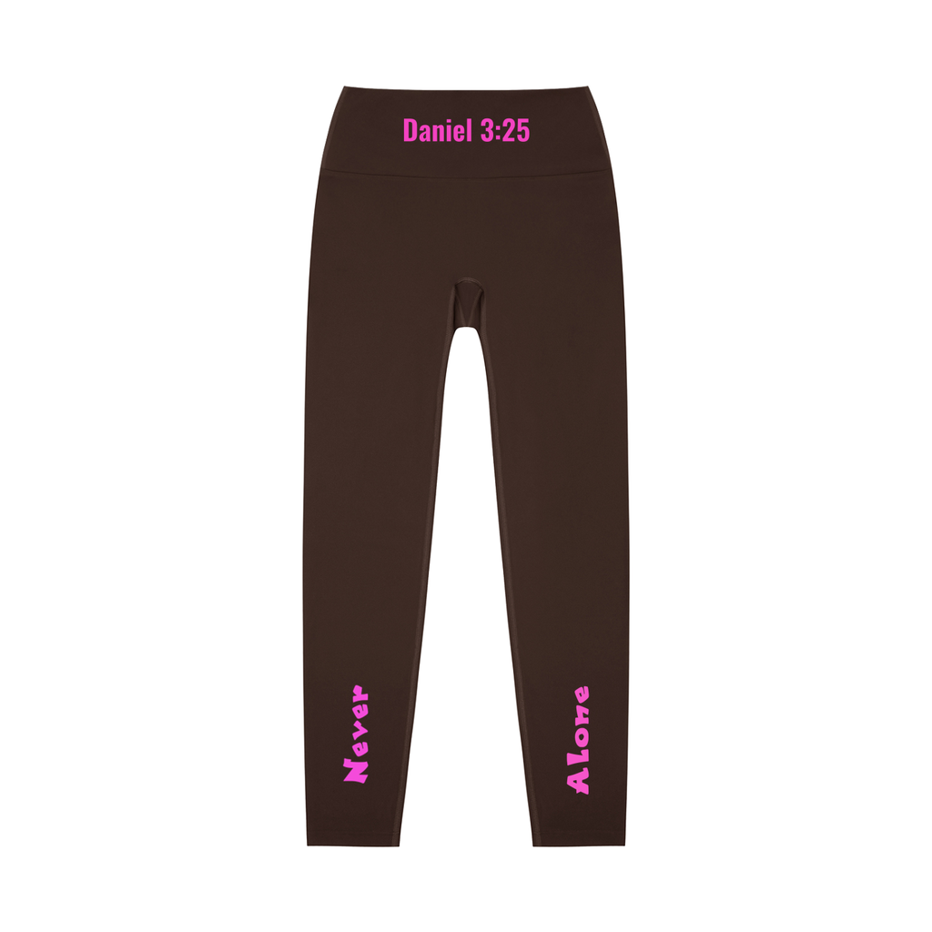High-Waisted Leggings: Never Alone Pink
