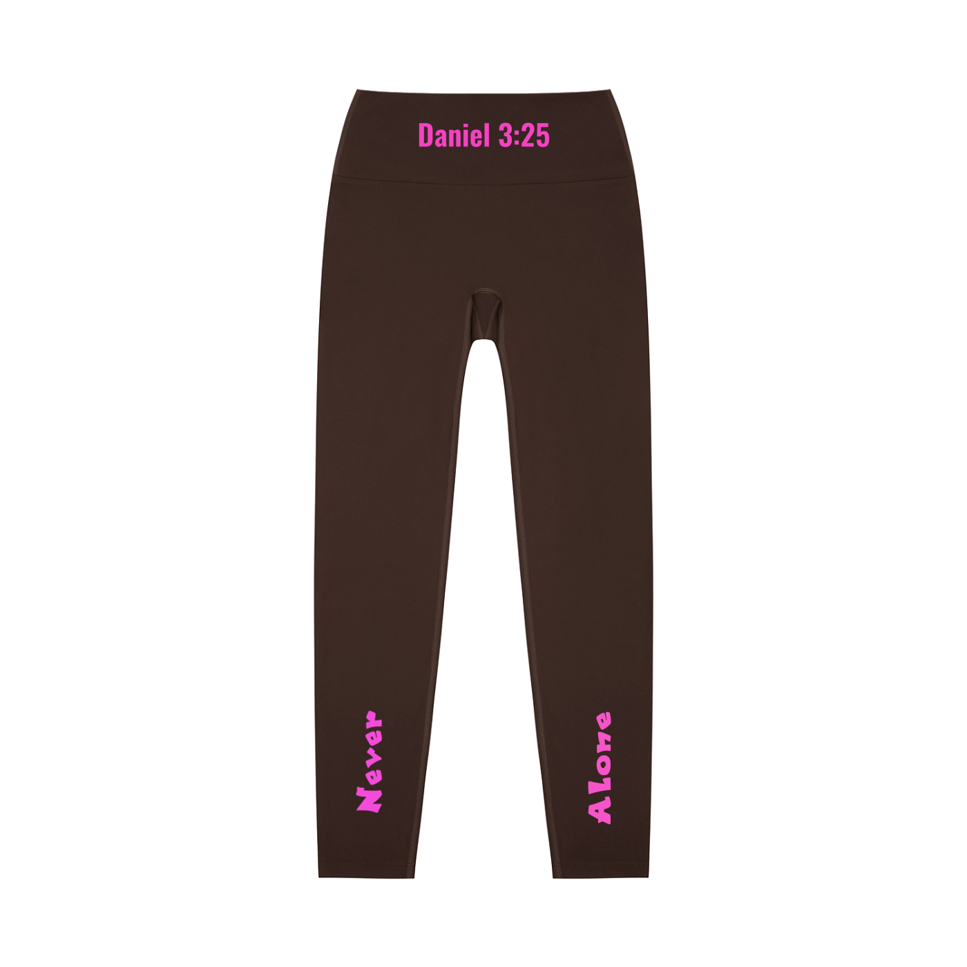 High-Waisted Leggings: Never Alone Pink