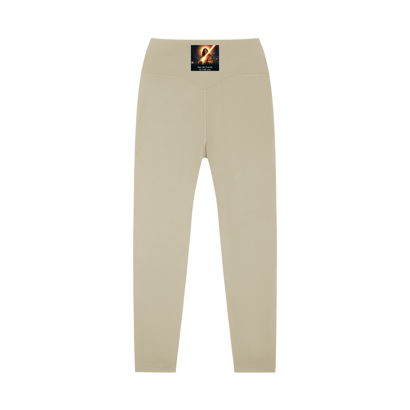 High-Waisted Leggings: Never Alone Pink