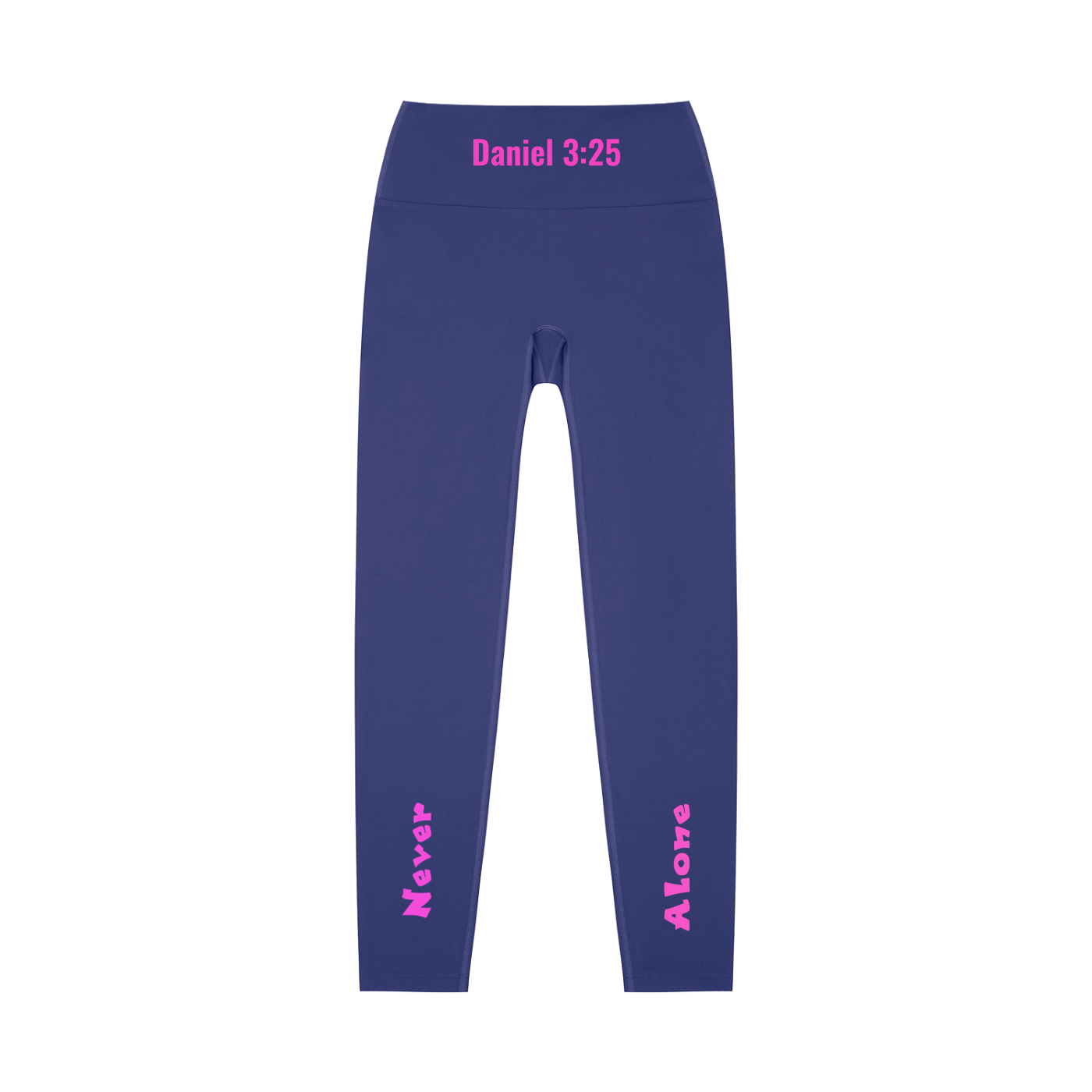 High-Waisted Leggings: Never Alone Pink