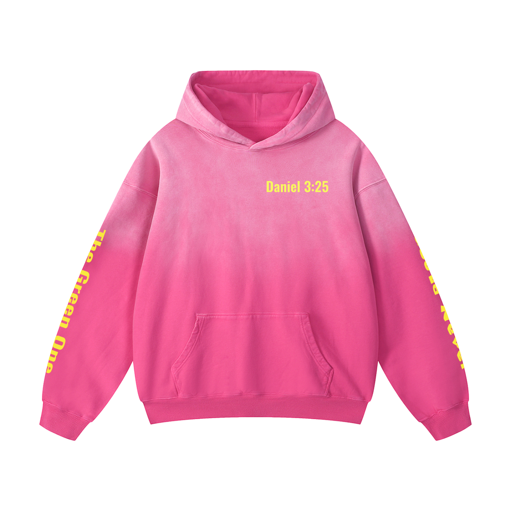Sunfade Oversized Hoodie: TGOCN Yellow