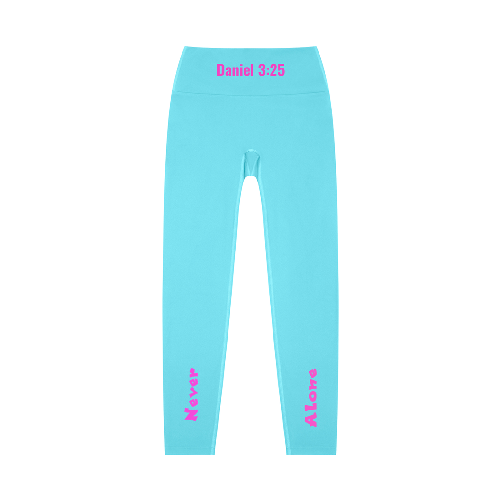 High-Waisted Leggings: Never Alone Pink