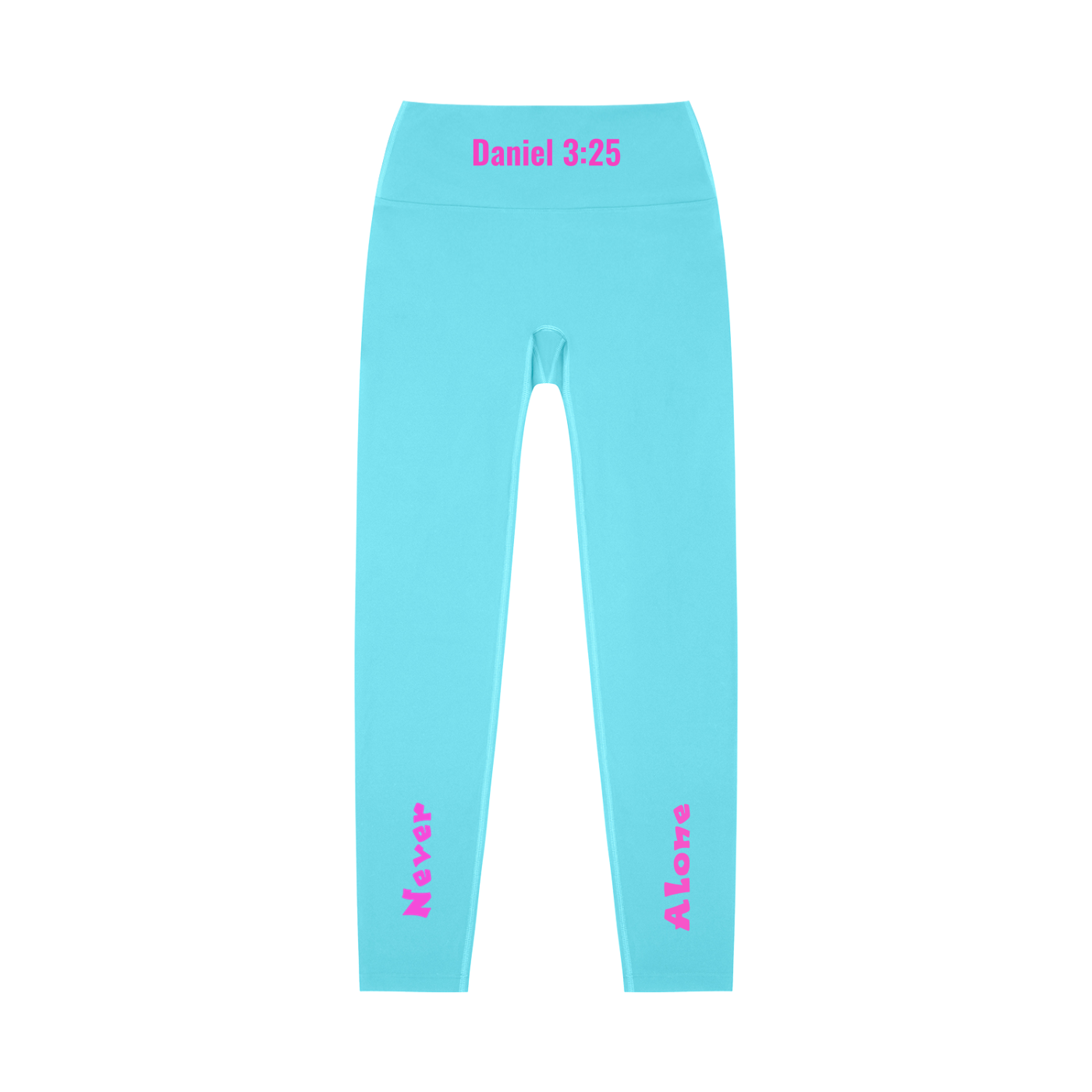 High-Waisted Leggings: Never Alone Pink
