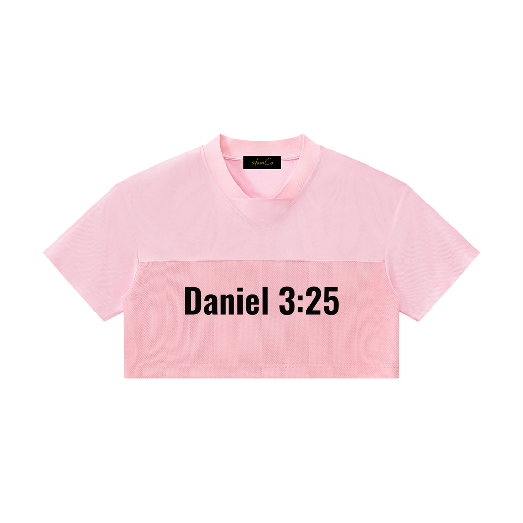 Women’s Cropped Paneled V-Neck Jersey