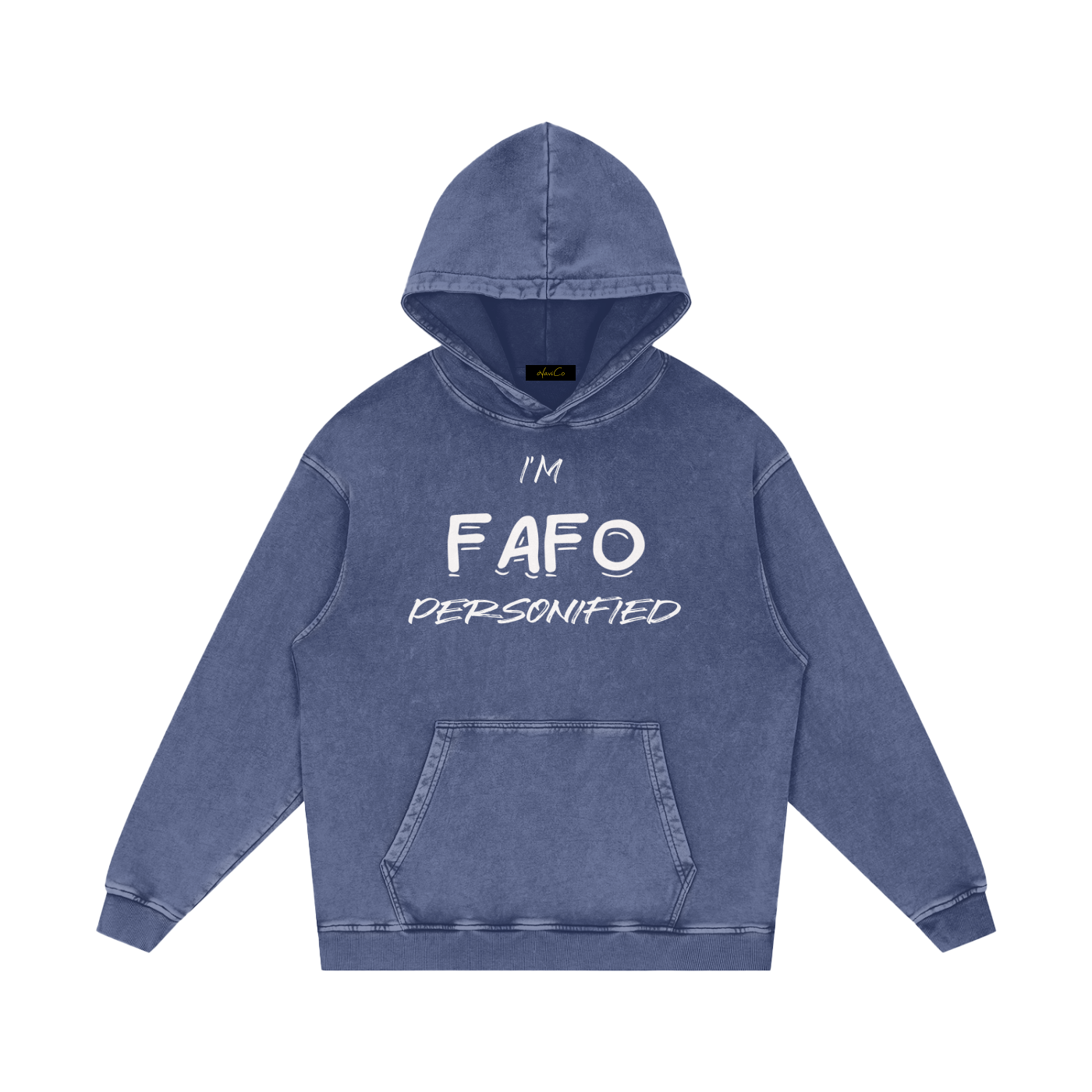 FAFO Loose Cotton Hoodie
