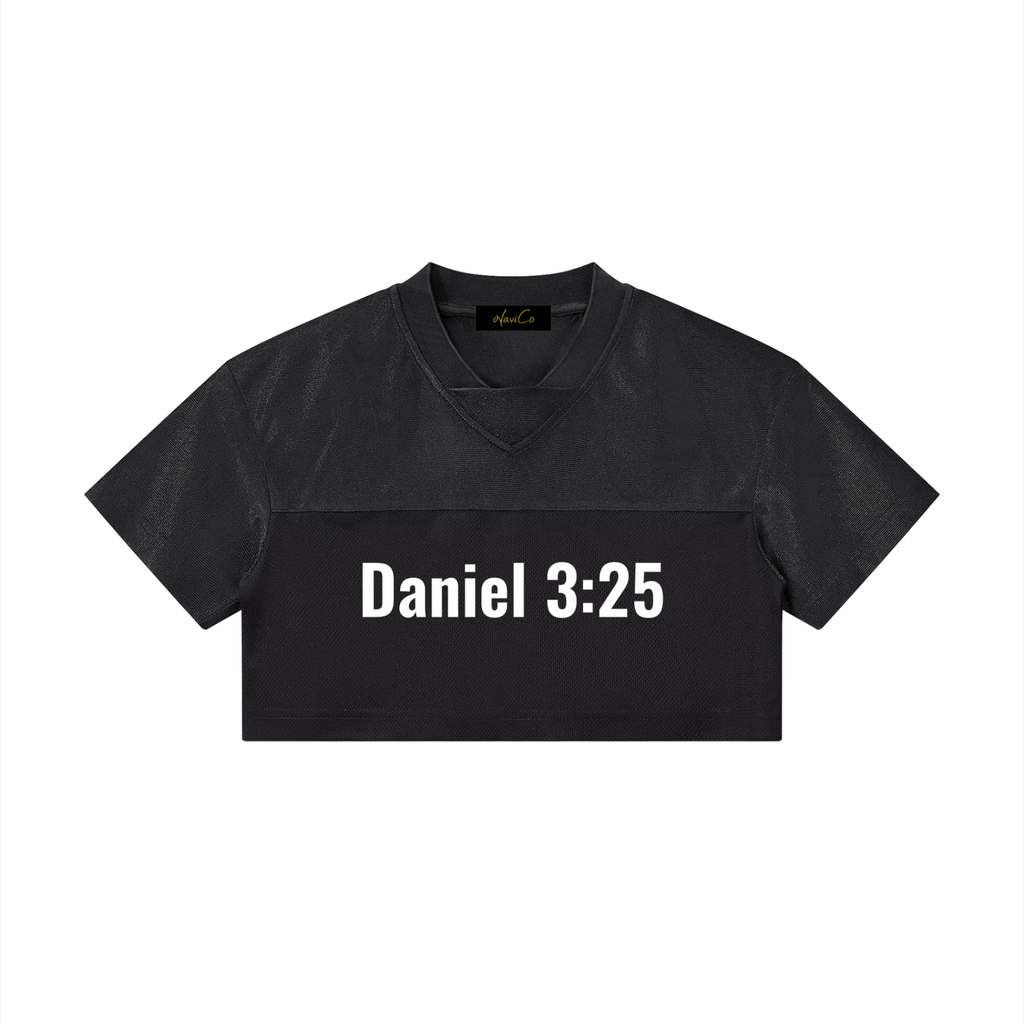 Women’s Cropped Paneled V-Neck Jersey