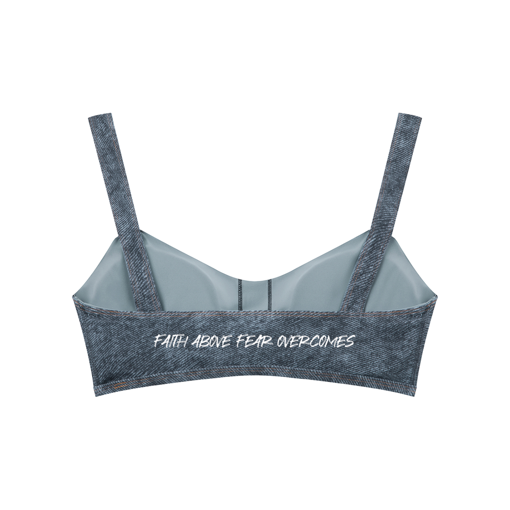 FAFO Denim Sports Bra