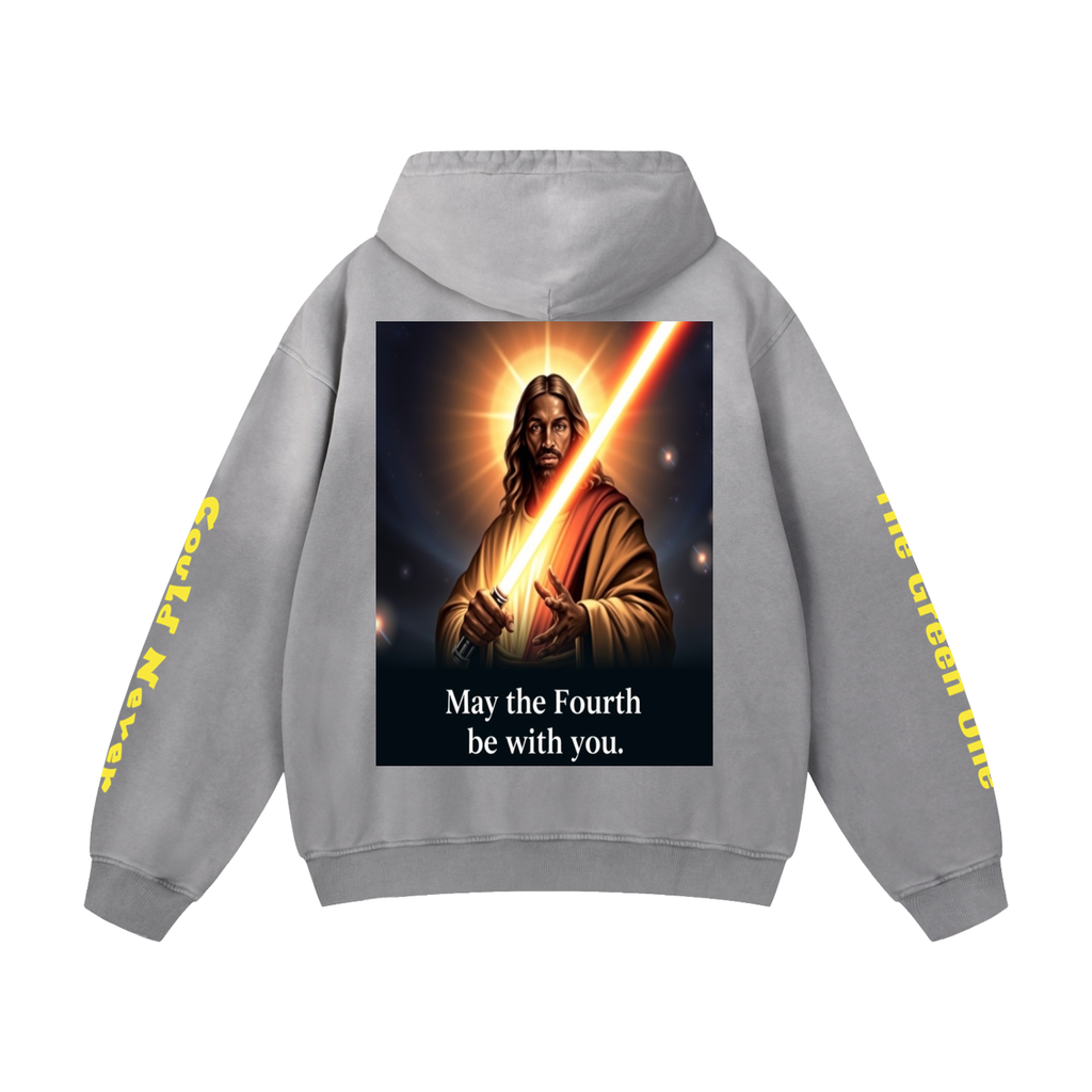 Sunfade Oversized Hoodie: TGOCN Yellow