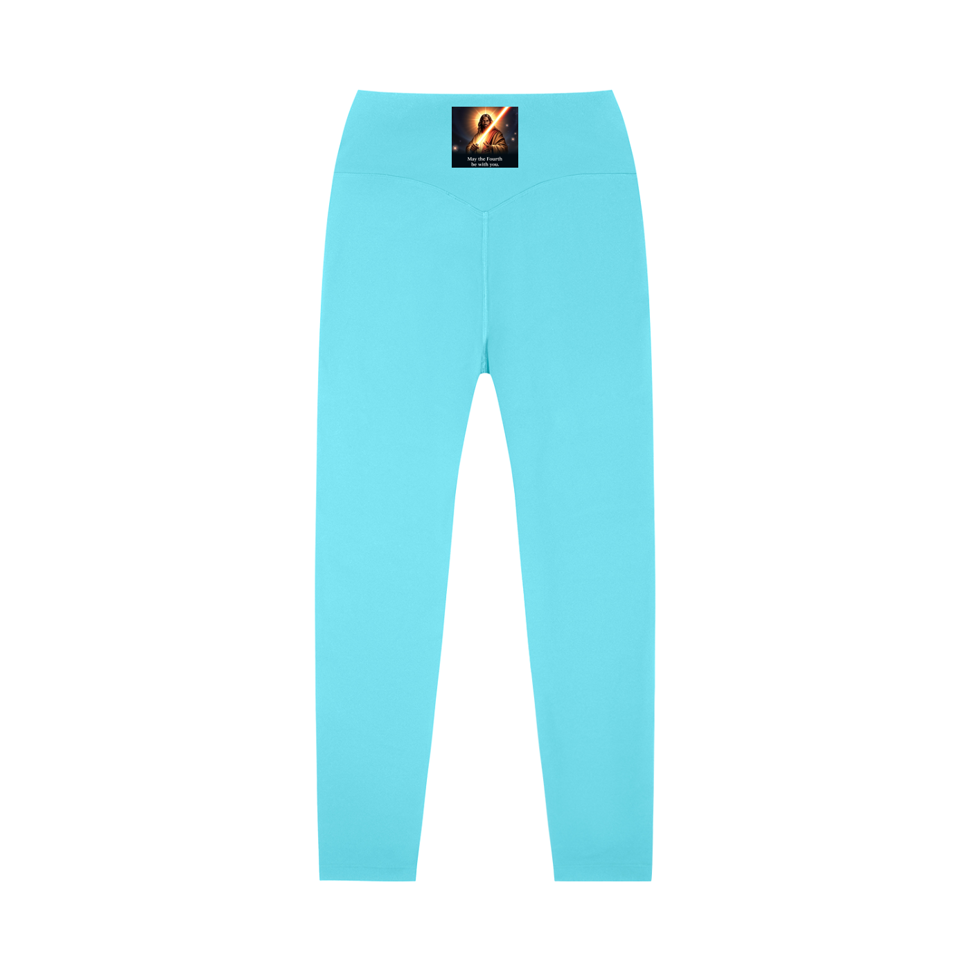 High-Waisted Leggings: Never Alone Pink