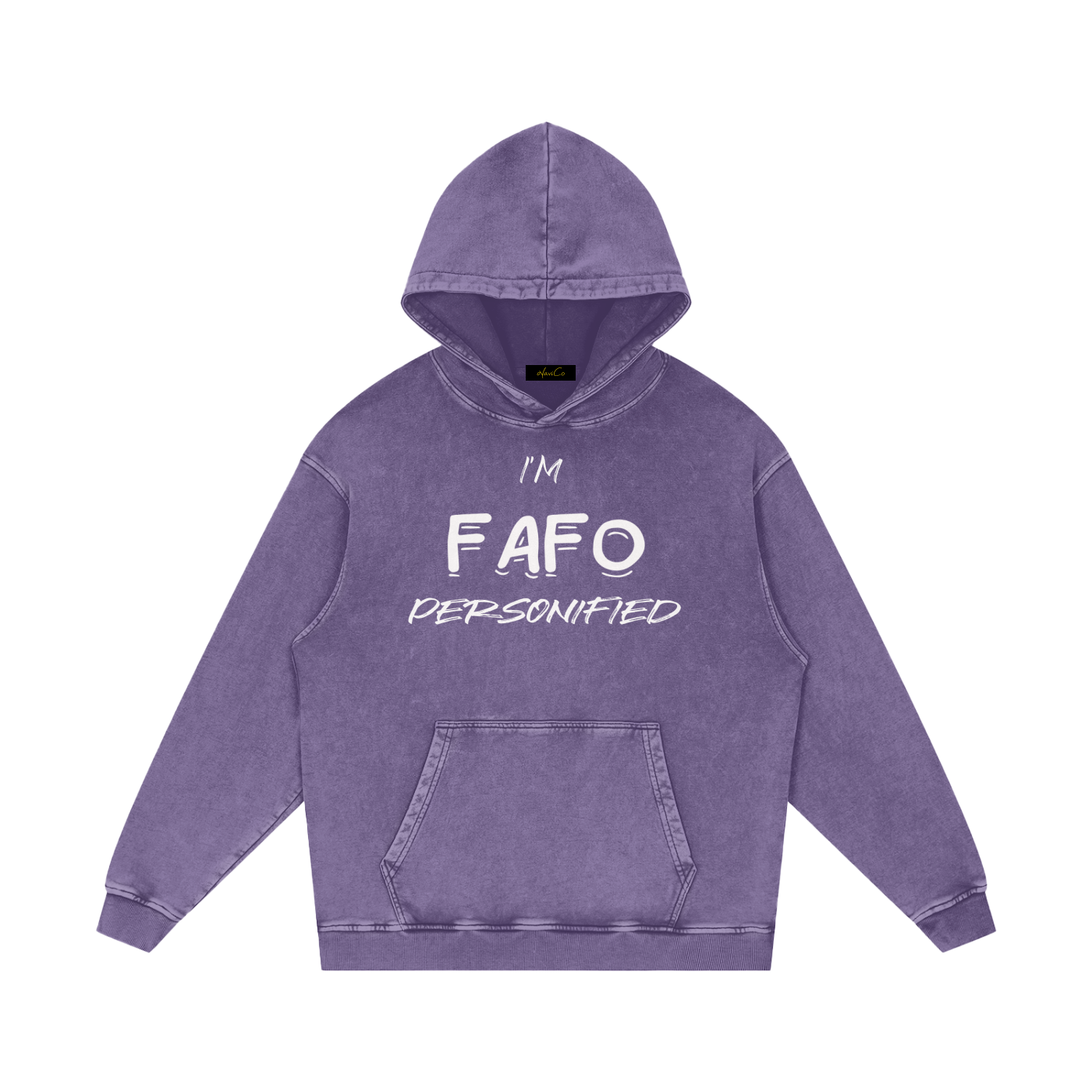 FAFO Loose Cotton Hoodie