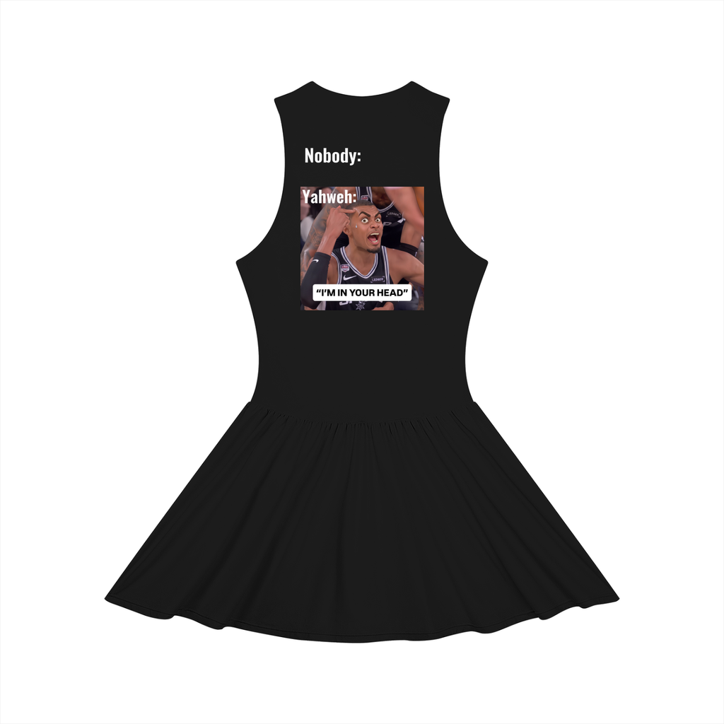In Your Head Sleeveless Full-Zip Dress