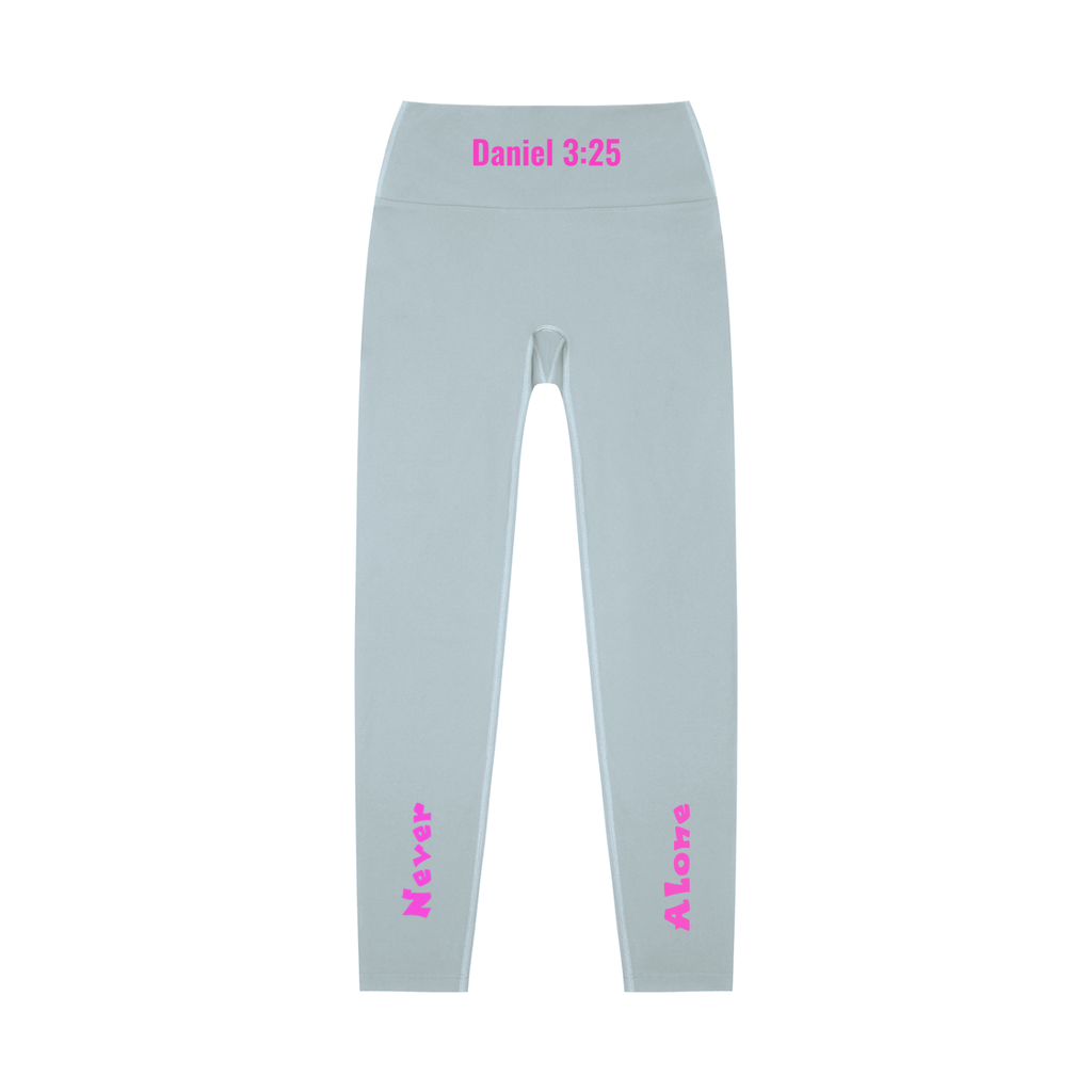 High-Waisted Leggings: Never Alone Pink