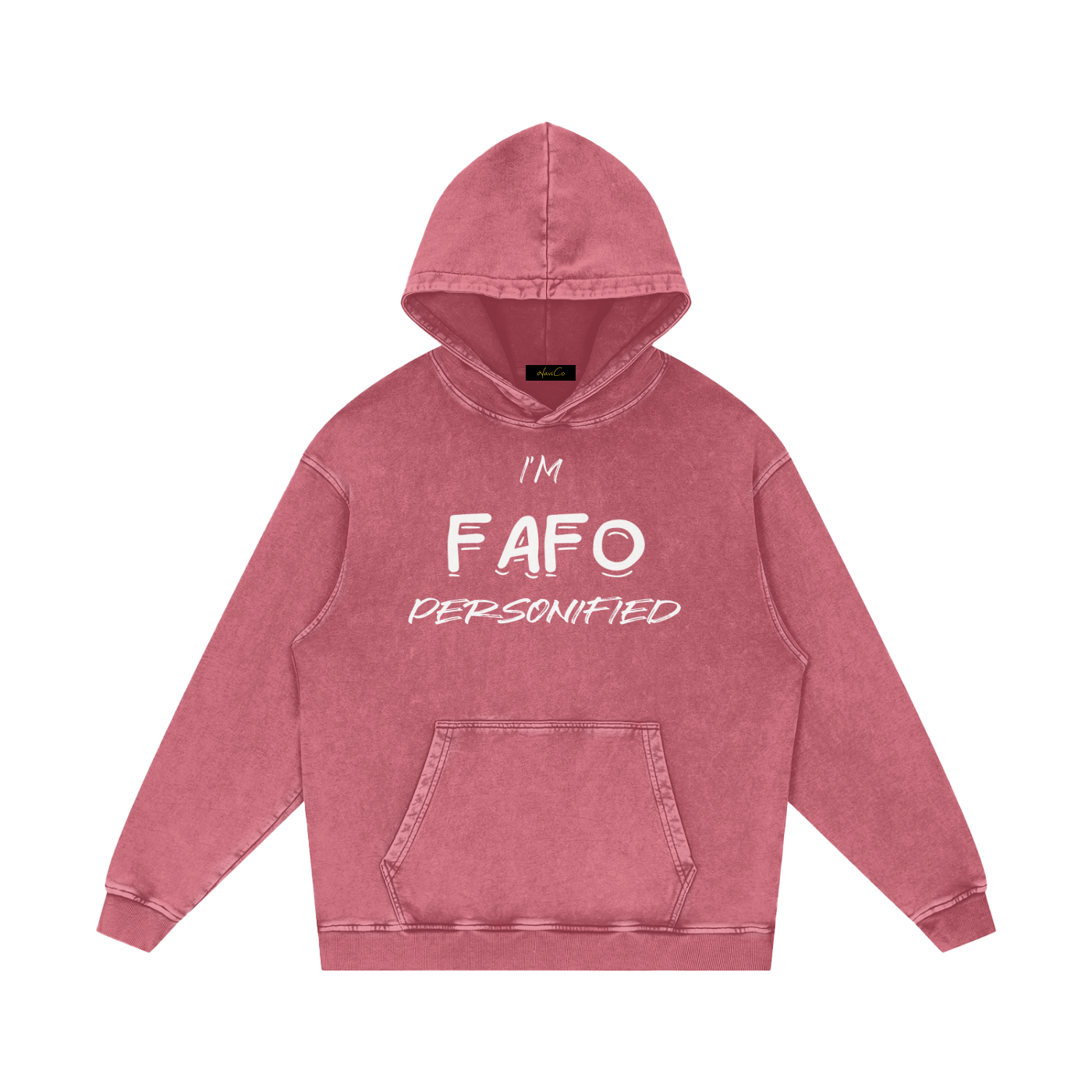 FAFO Loose Cotton Hoodie