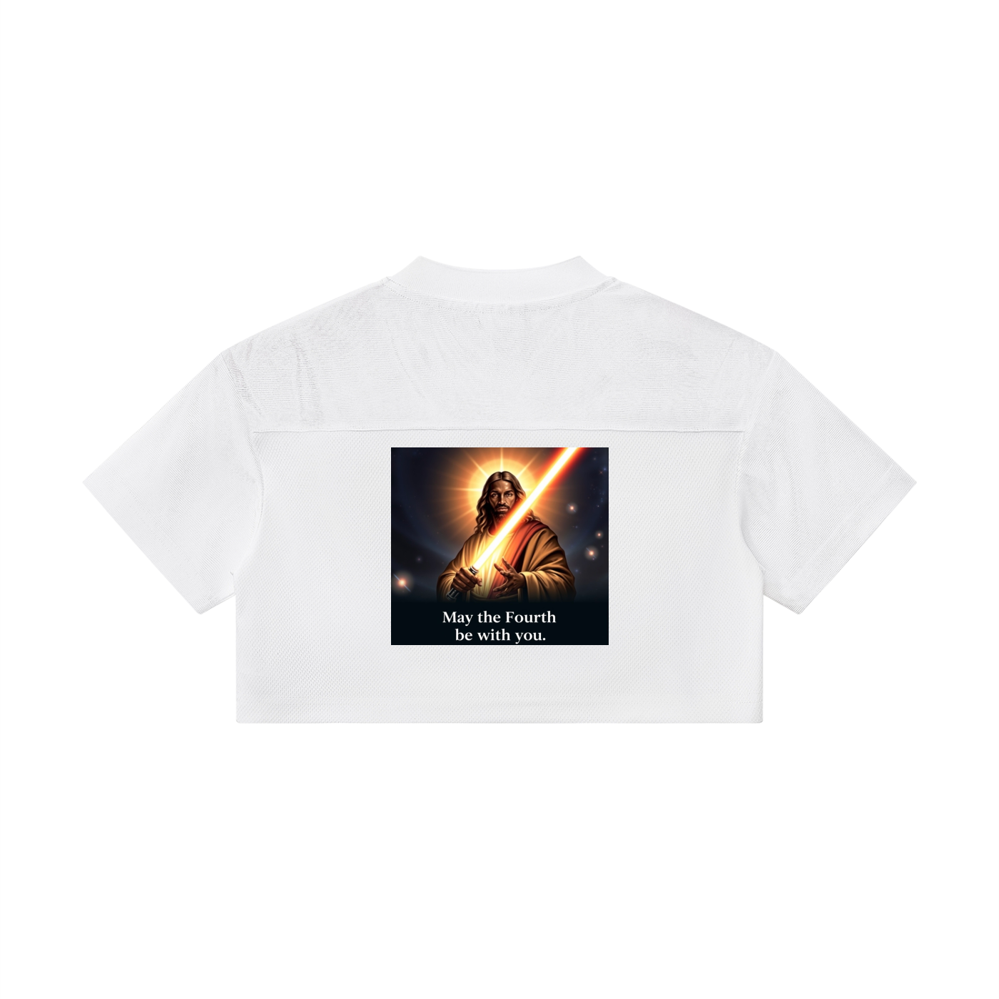 Women’s Cropped Paneled V-Neck Jersey