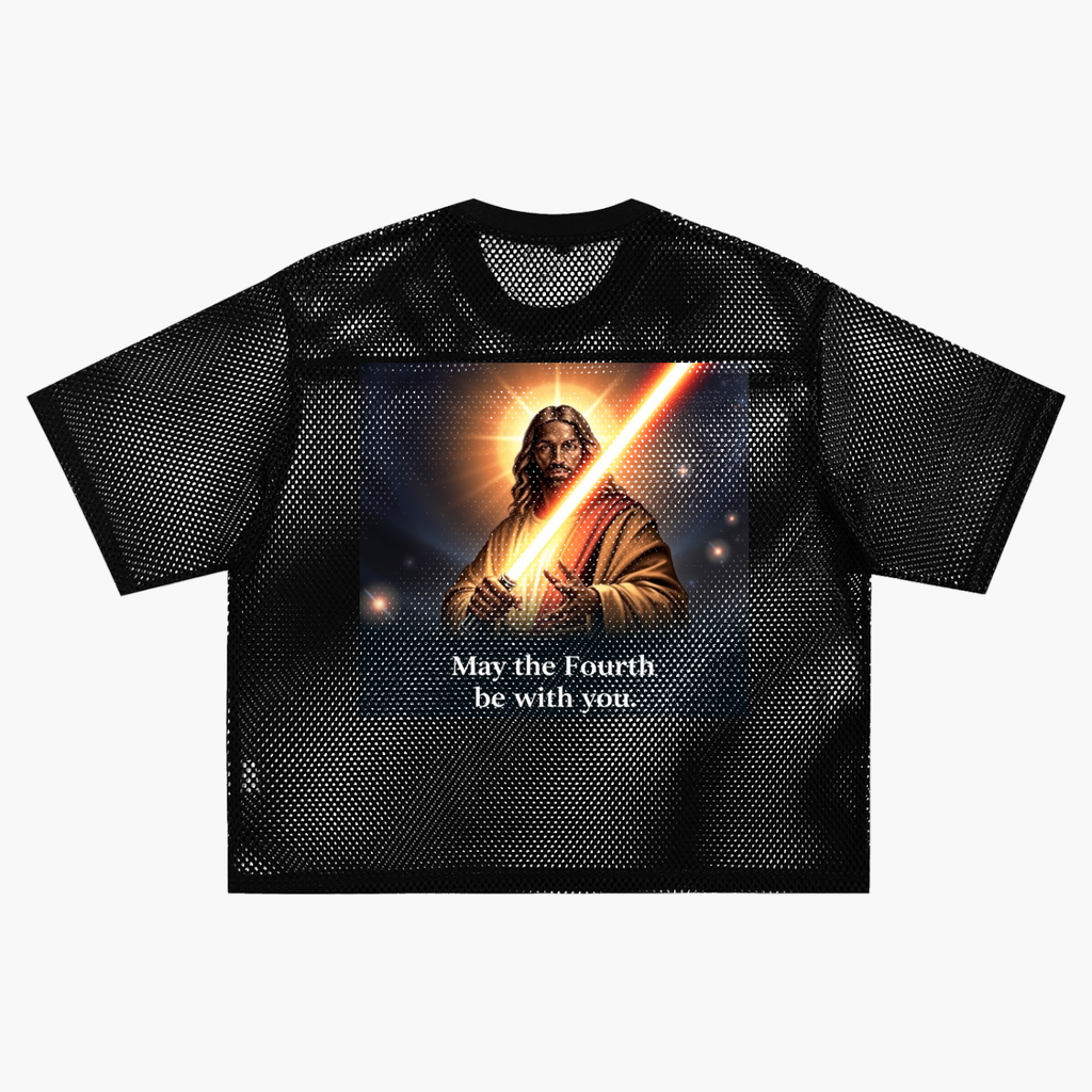See-through Boxy Net T-Shirt