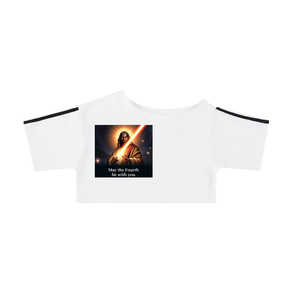 Women's Off-the-Shoulder Crop T-Shirt