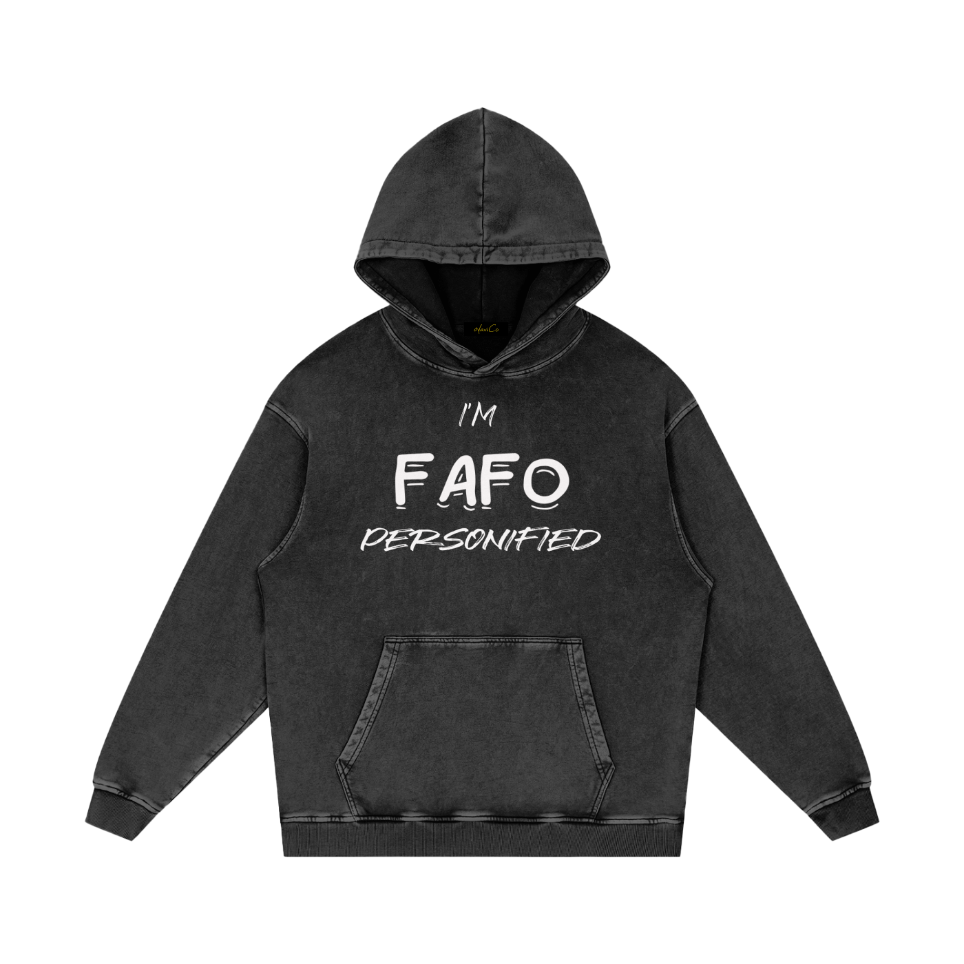 FAFO Loose Cotton Hoodie