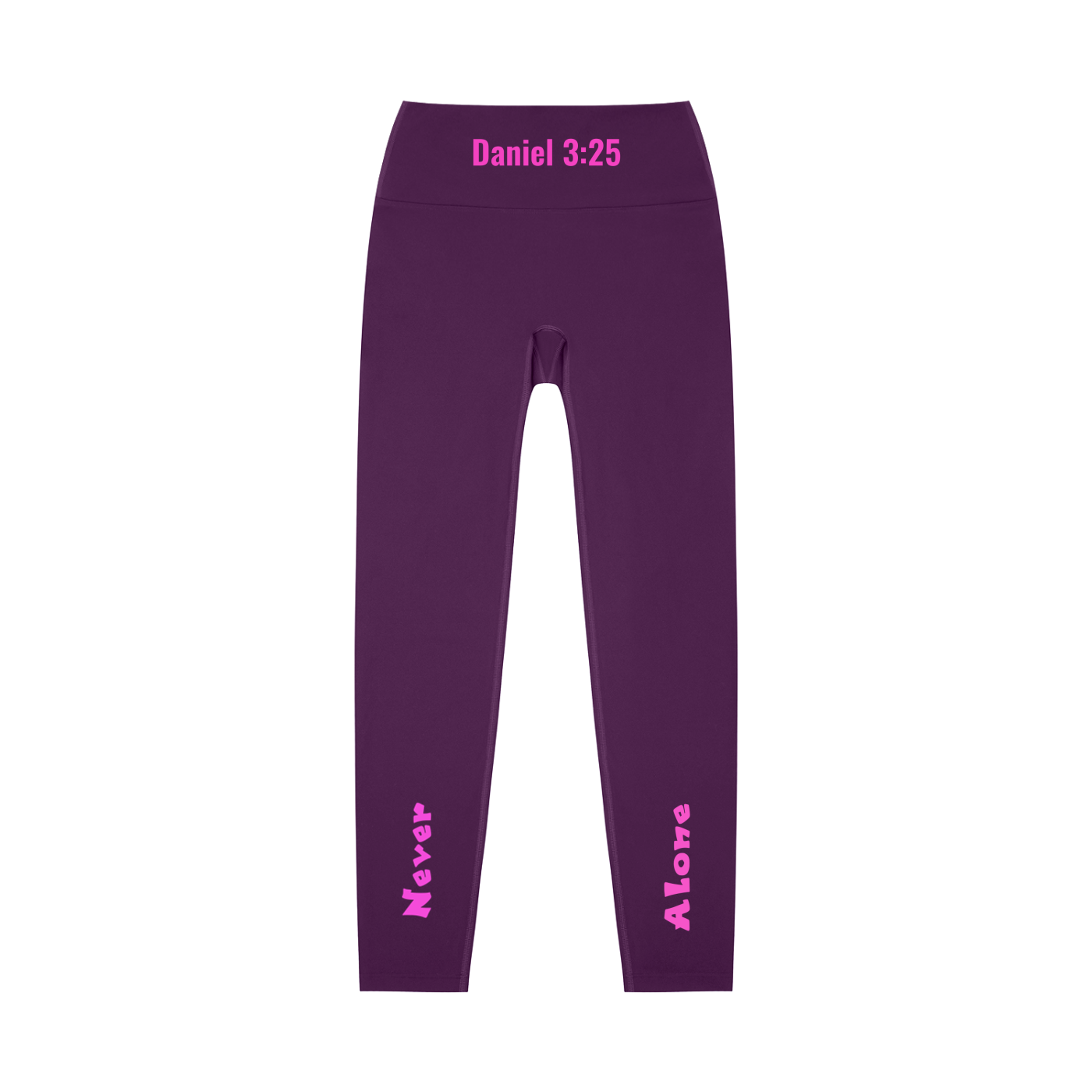 High-Waisted Leggings: Never Alone Pink