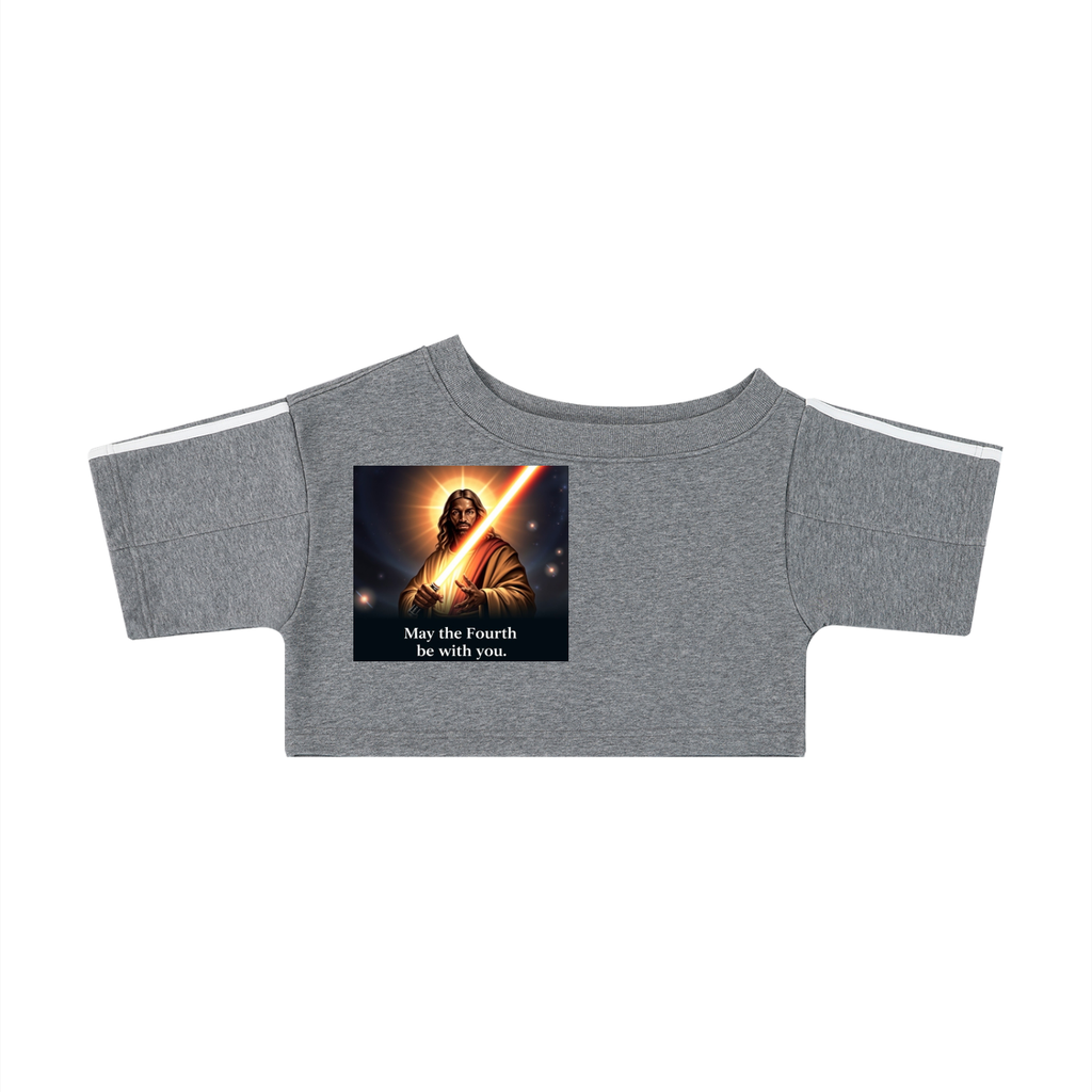 Women's Off-the-Shoulder Crop T-Shirt
