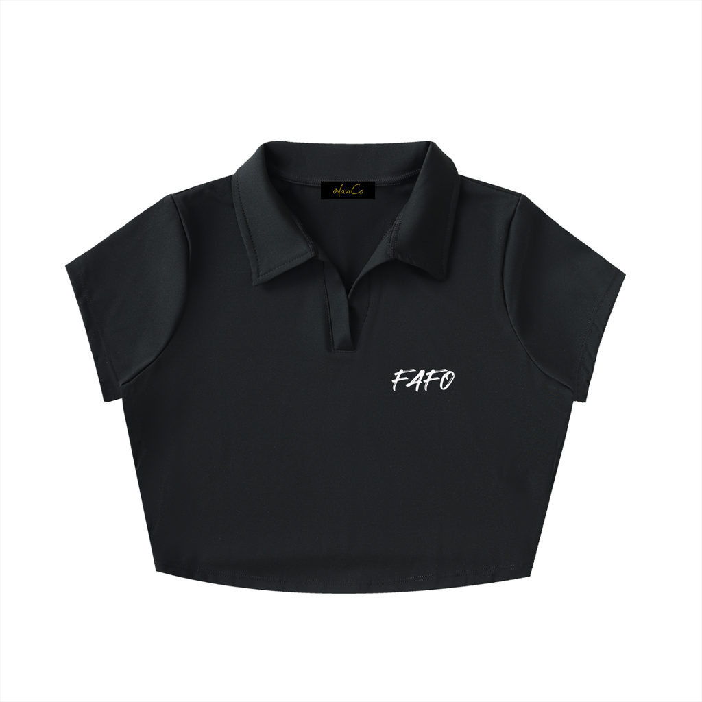 FAFO Variant Dark Crop Top
