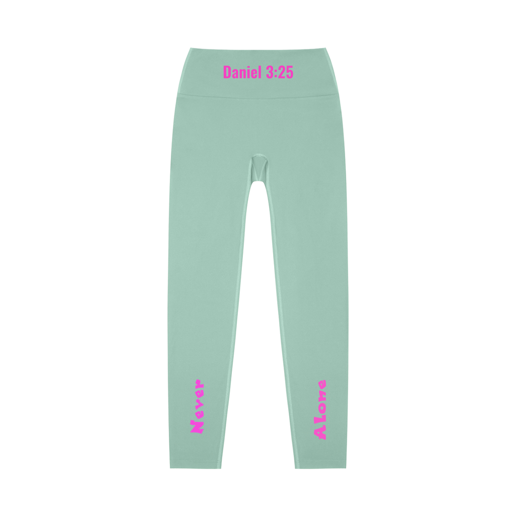 High-Waisted Leggings: Never Alone Pink