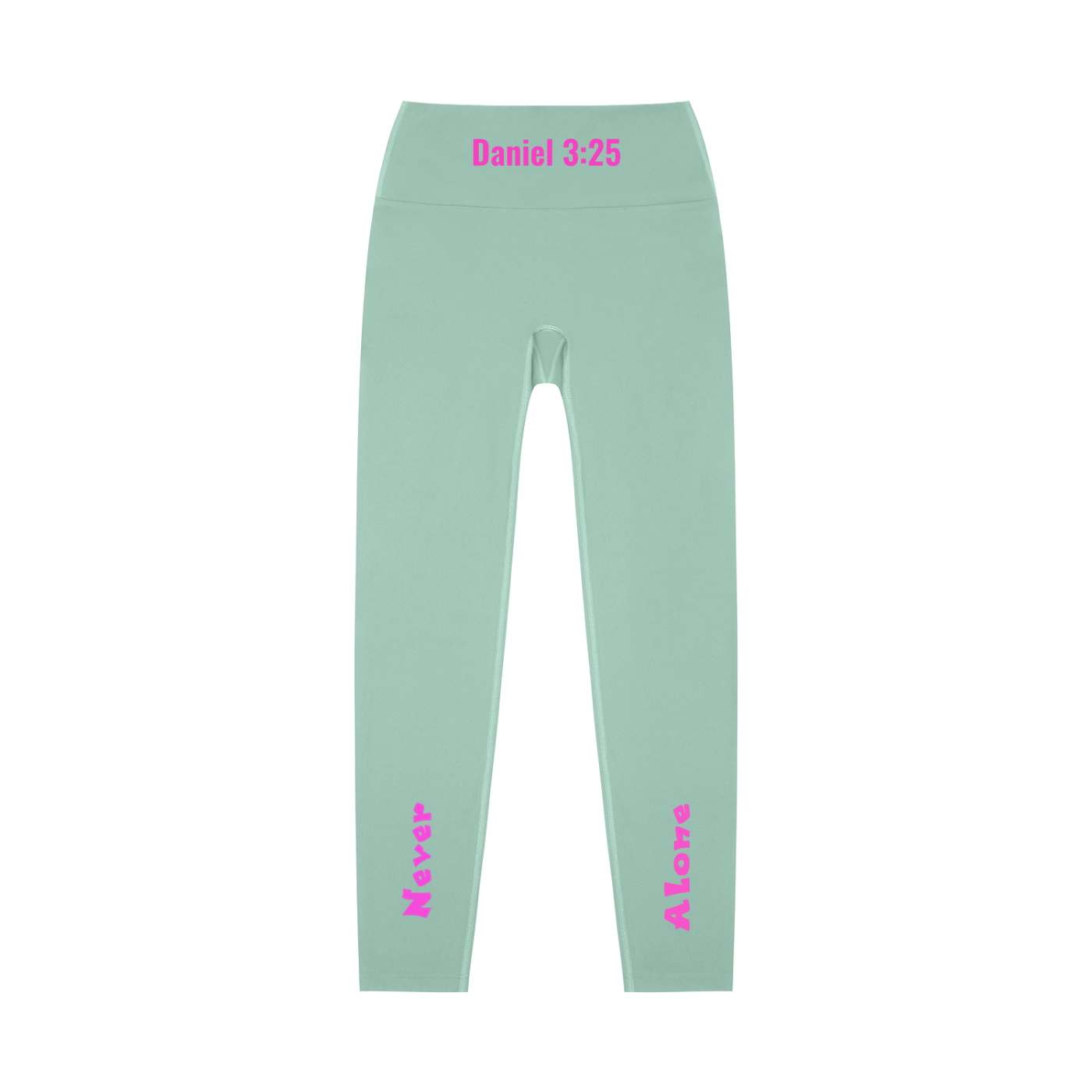 High-Waisted Leggings: Never Alone Pink