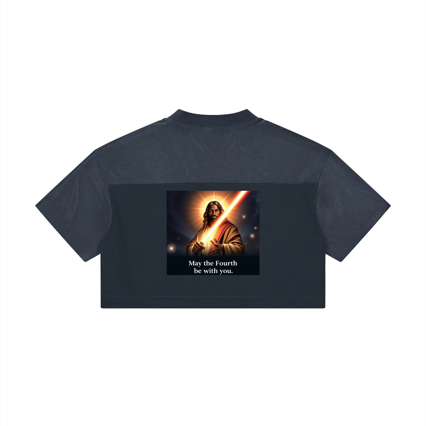 Women’s Cropped Paneled V-Neck Jersey