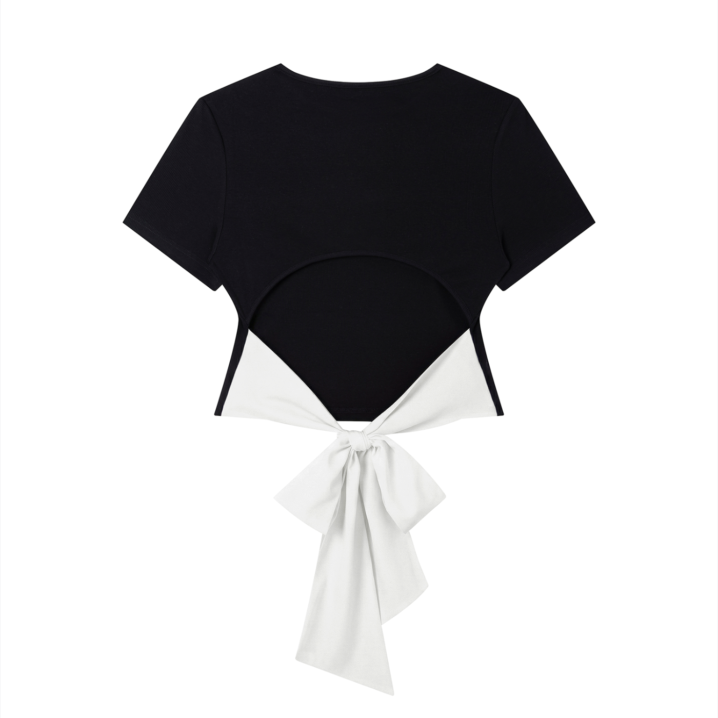 Never Alone White Bowtie T-Shirt
