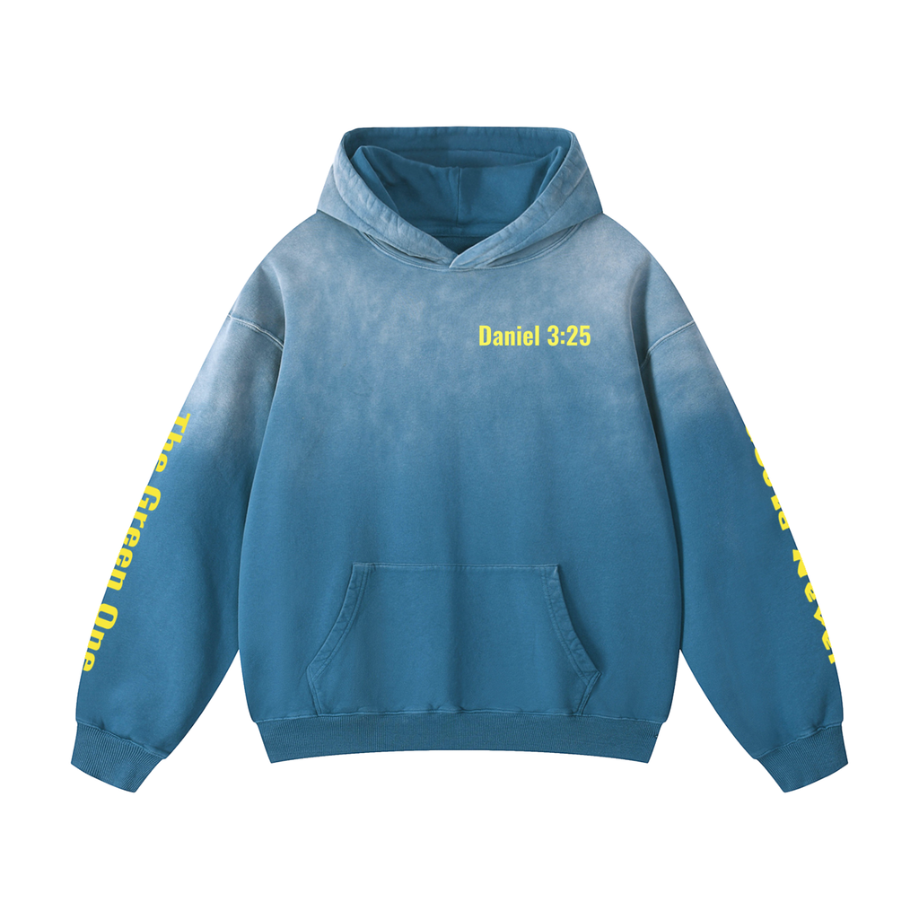 Sunfade Oversized Hoodie: TGOCN Yellow