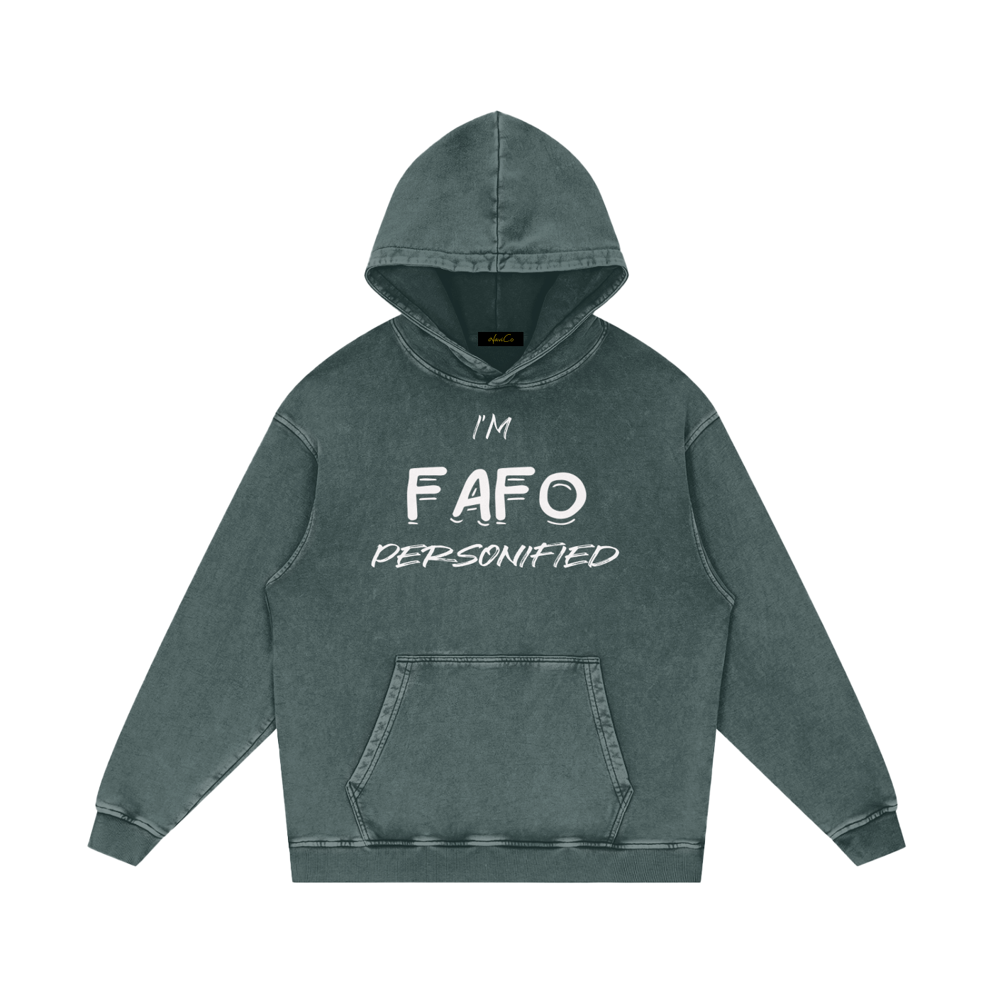 FAFO Loose Cotton Hoodie