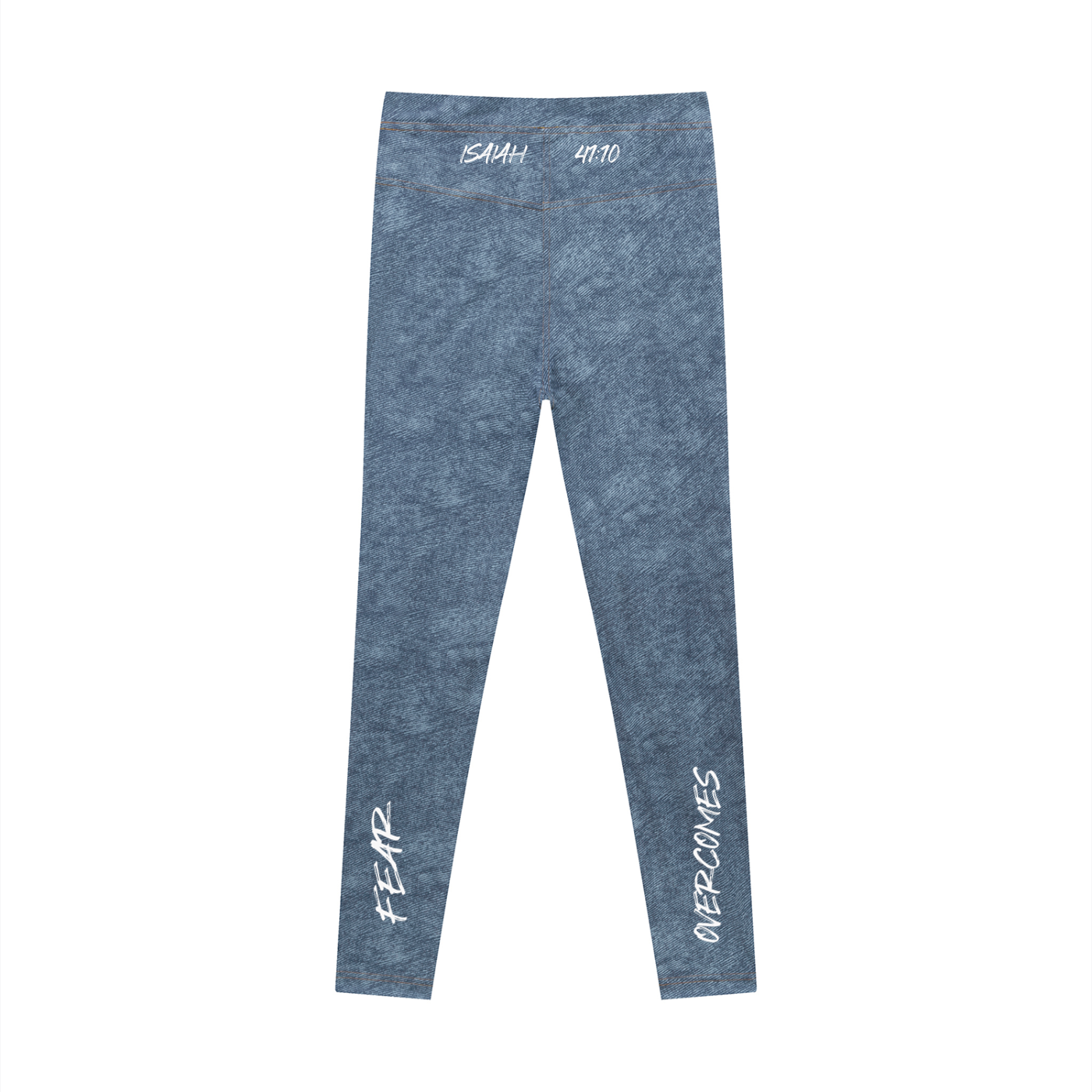 FAFO Denim Zip-Fly Leggings