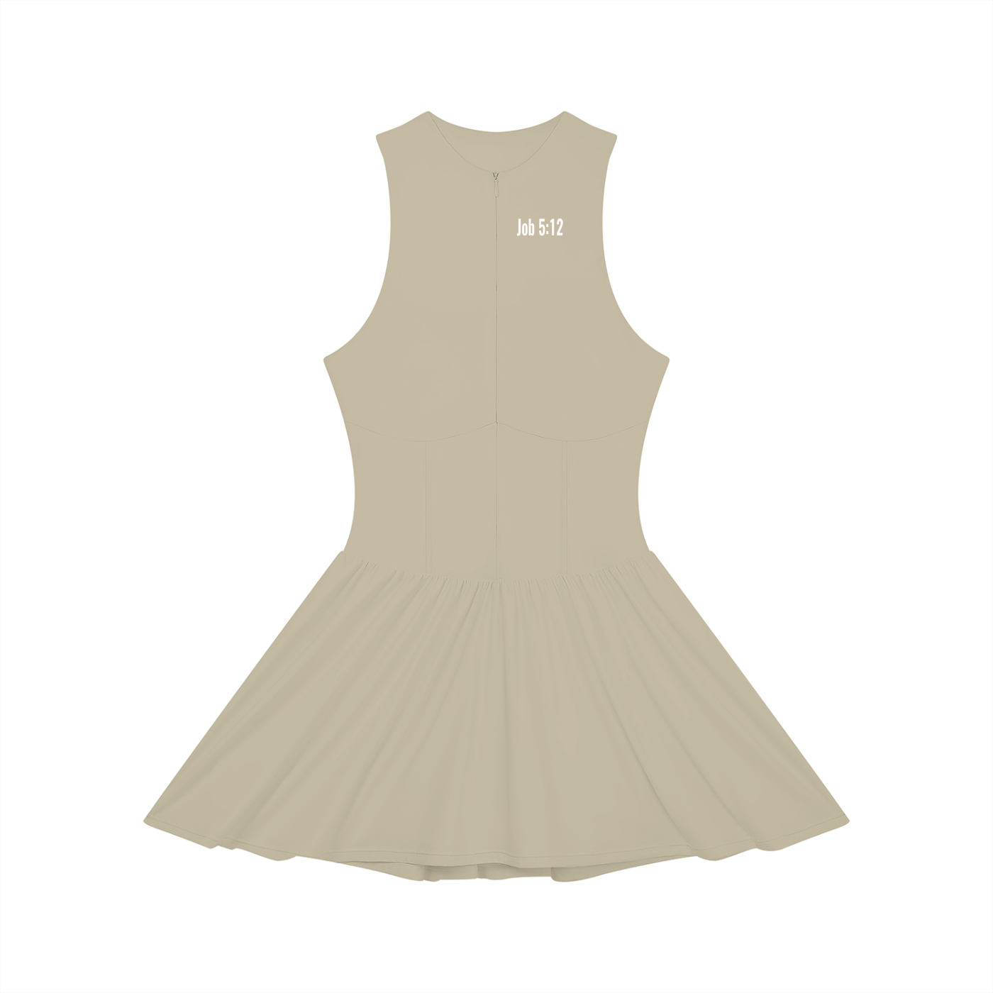 In Your Head Sleeveless Full-Zip Dress