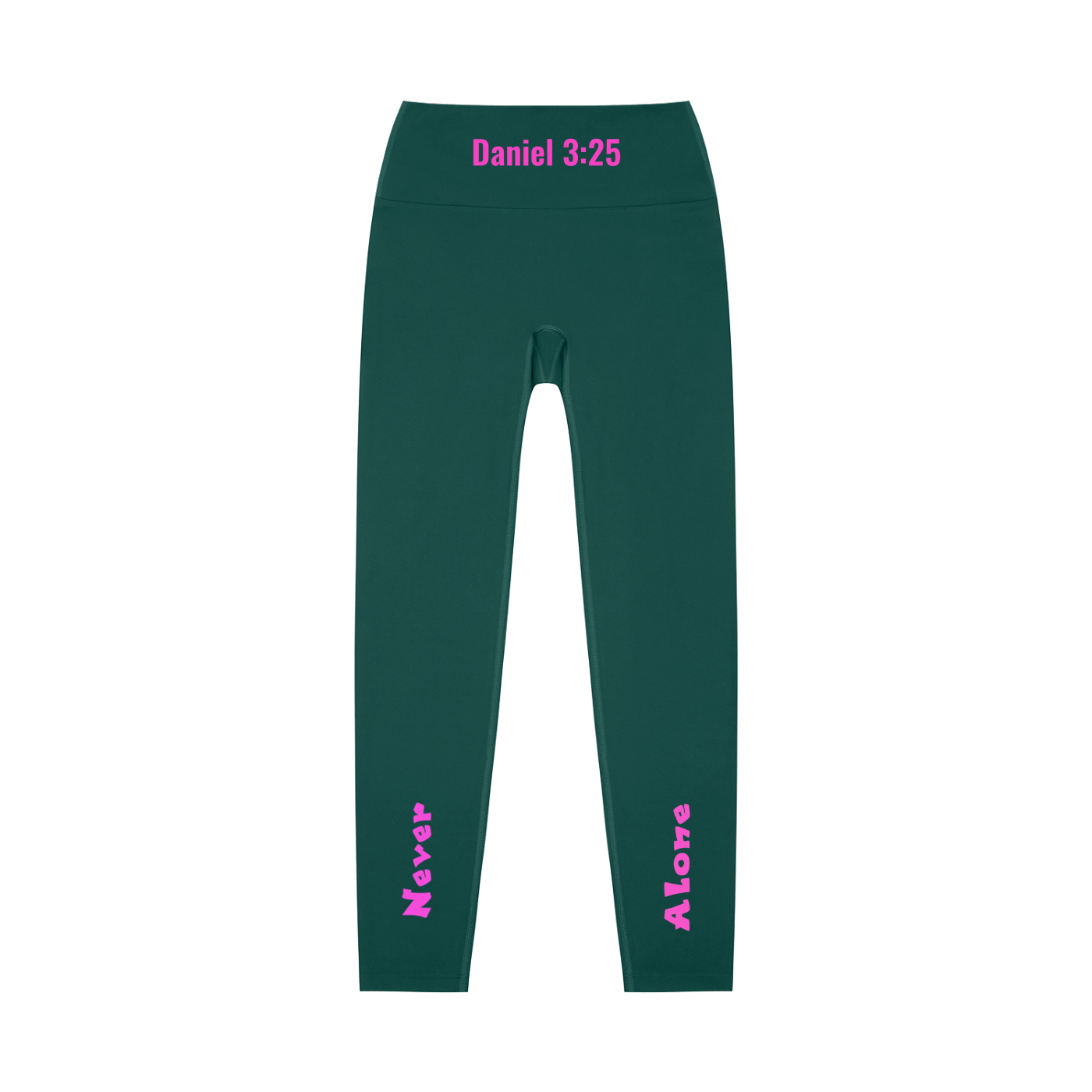 High-Waisted Leggings: Never Alone Pink