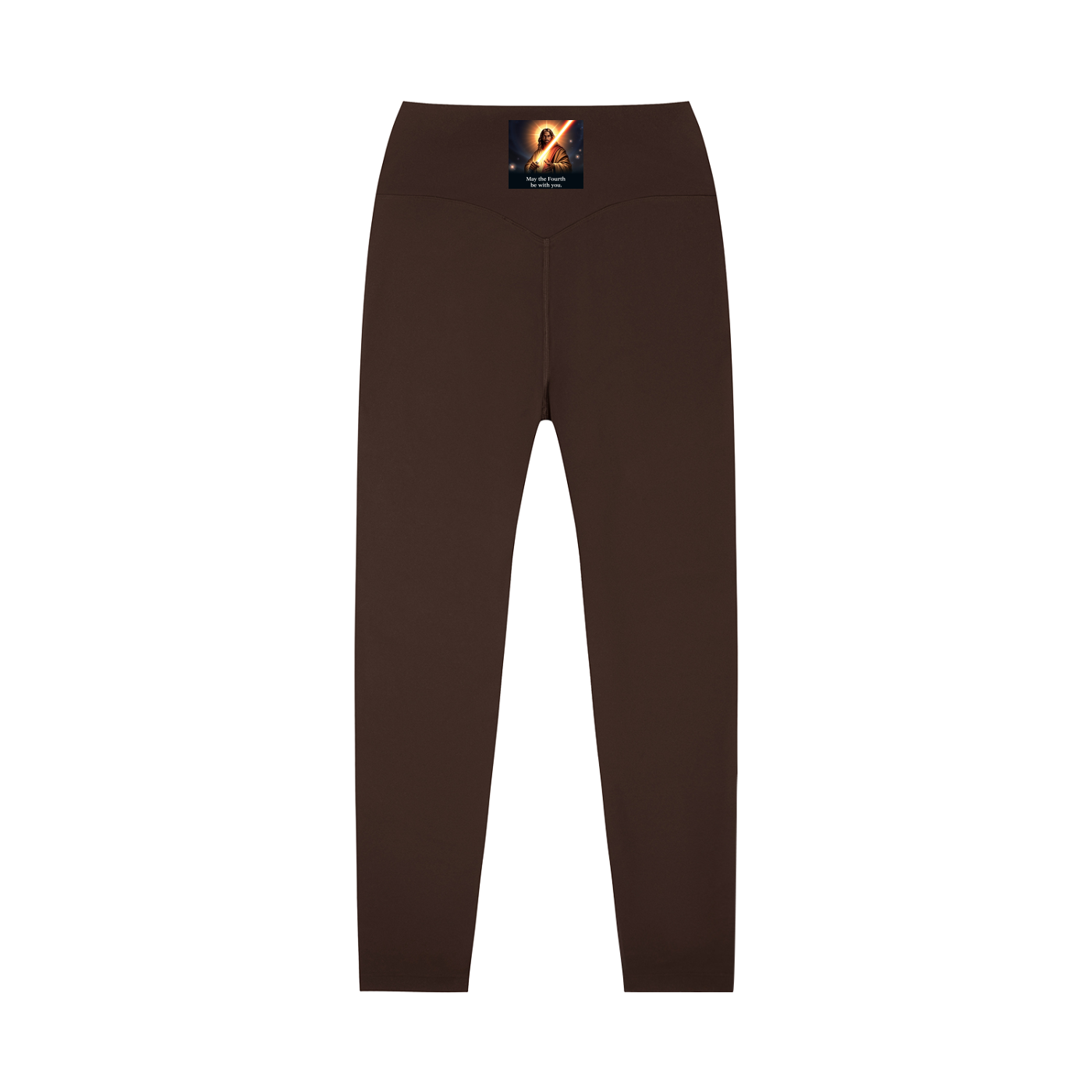 High-Waisted Leggings: Never Alone Pink