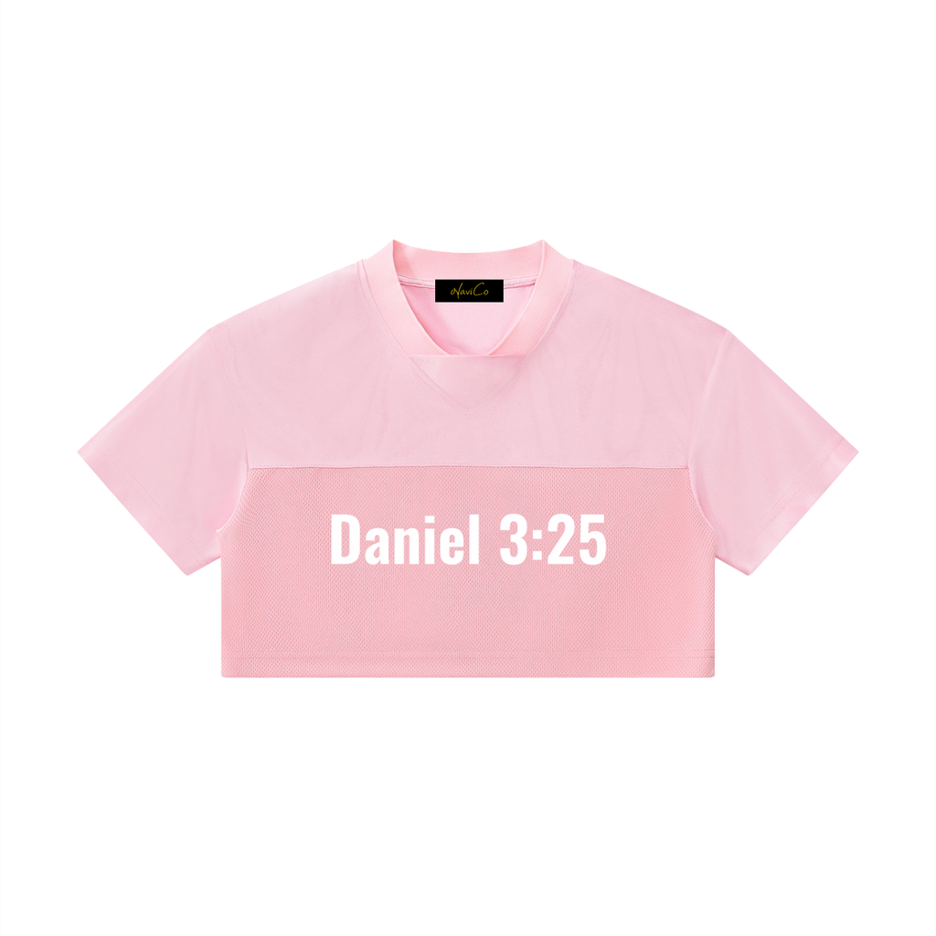 Women’s Cropped Paneled V-Neck Jersey