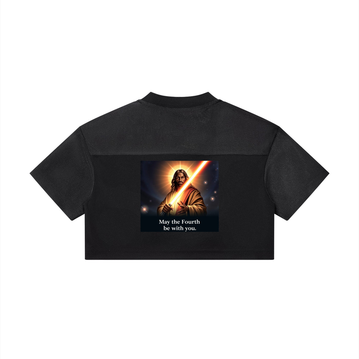 Women’s Cropped Paneled V-Neck Jersey