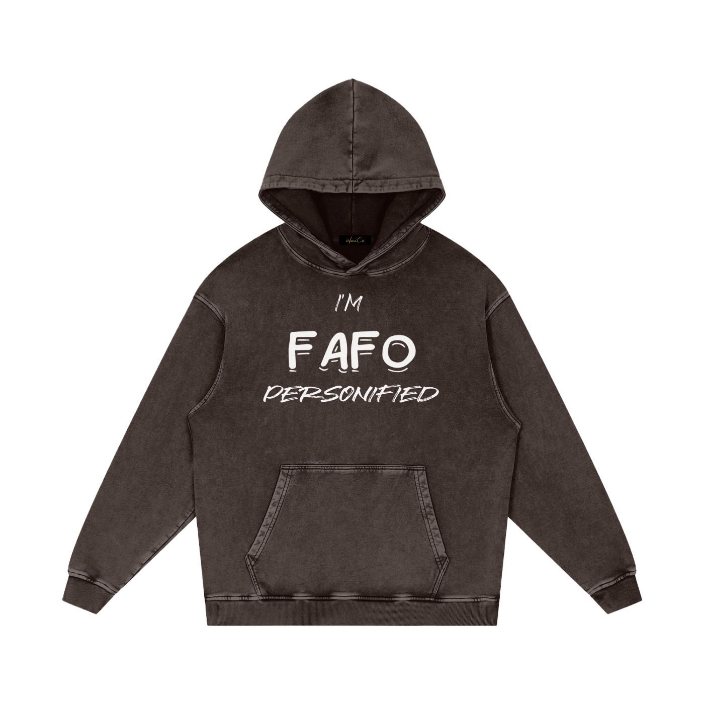 FAFO Loose Cotton Hoodie