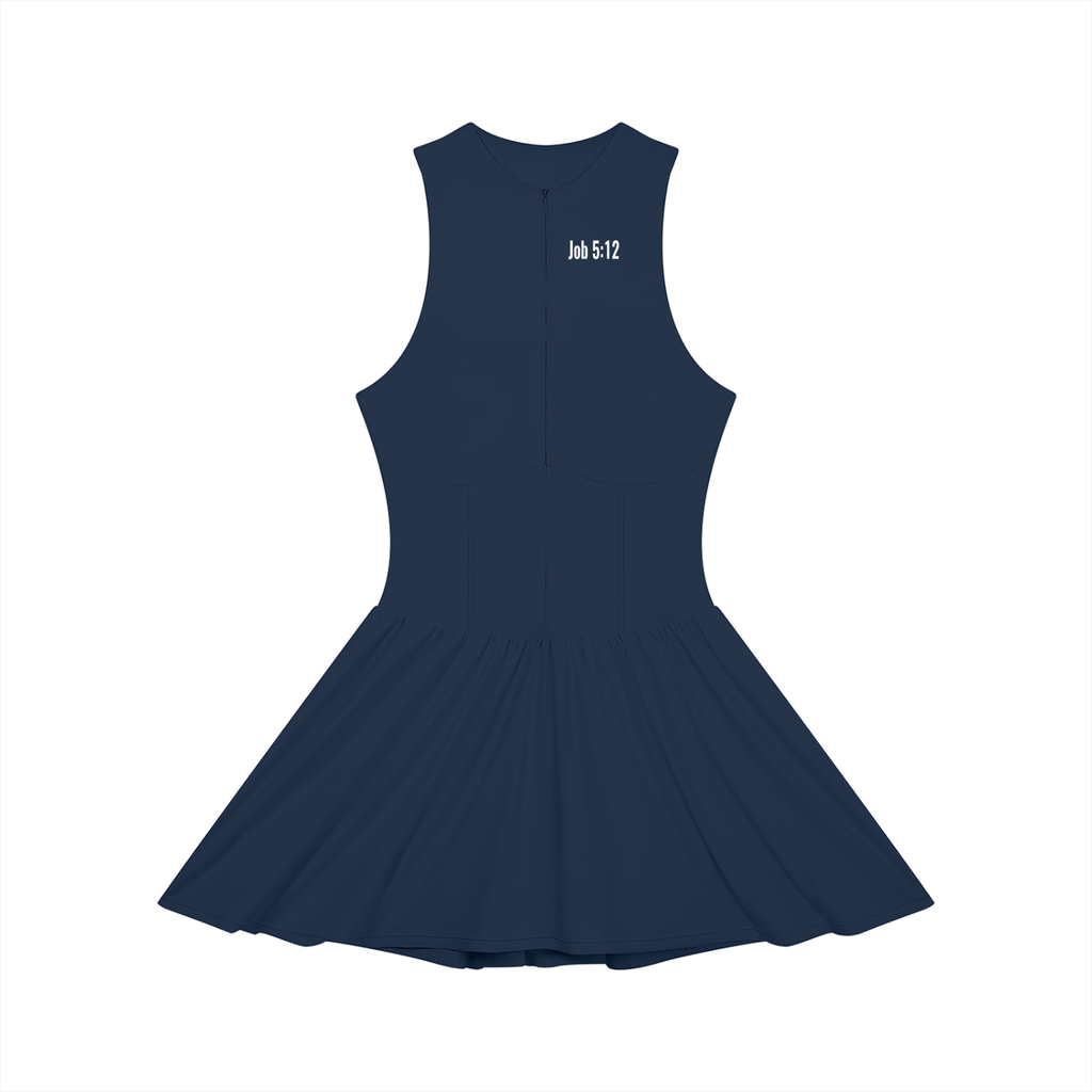 In Your Head Sleeveless Full-Zip Dress