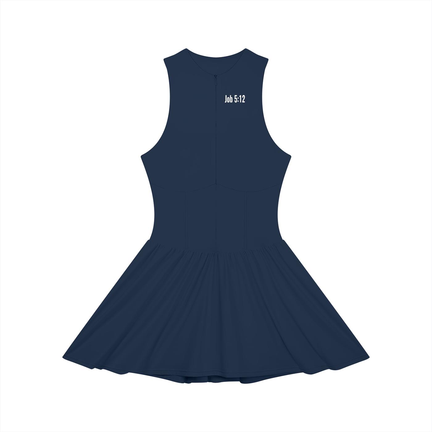 In Your Head Sleeveless Full-Zip Dress