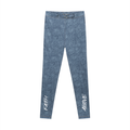FAFO Denim Zip-Fly Leggings