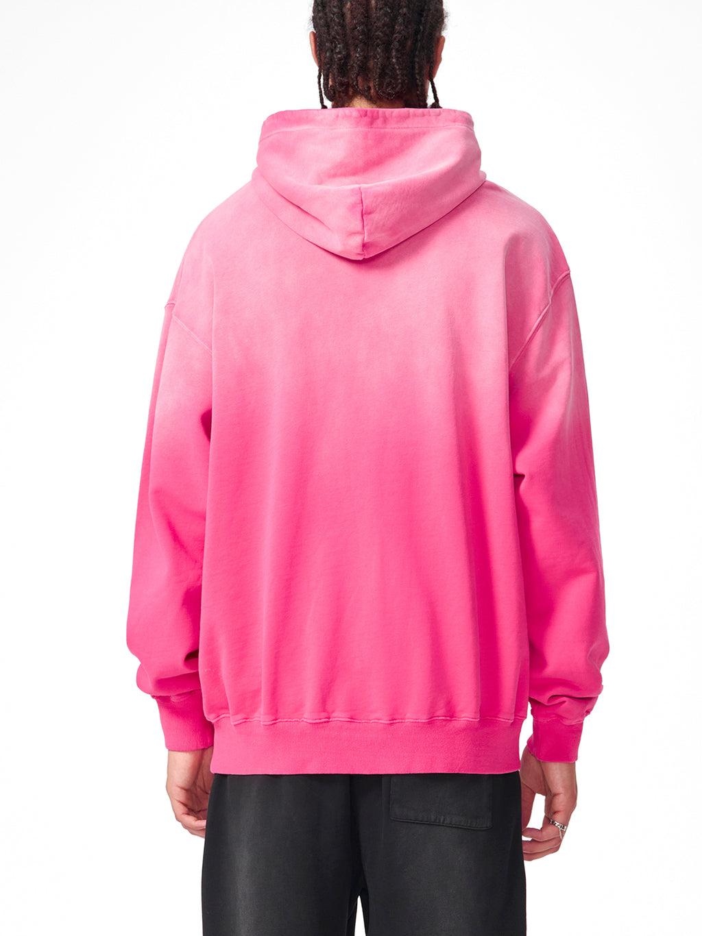 Sunfade Oversized Hoodie: Never Alone Yellow