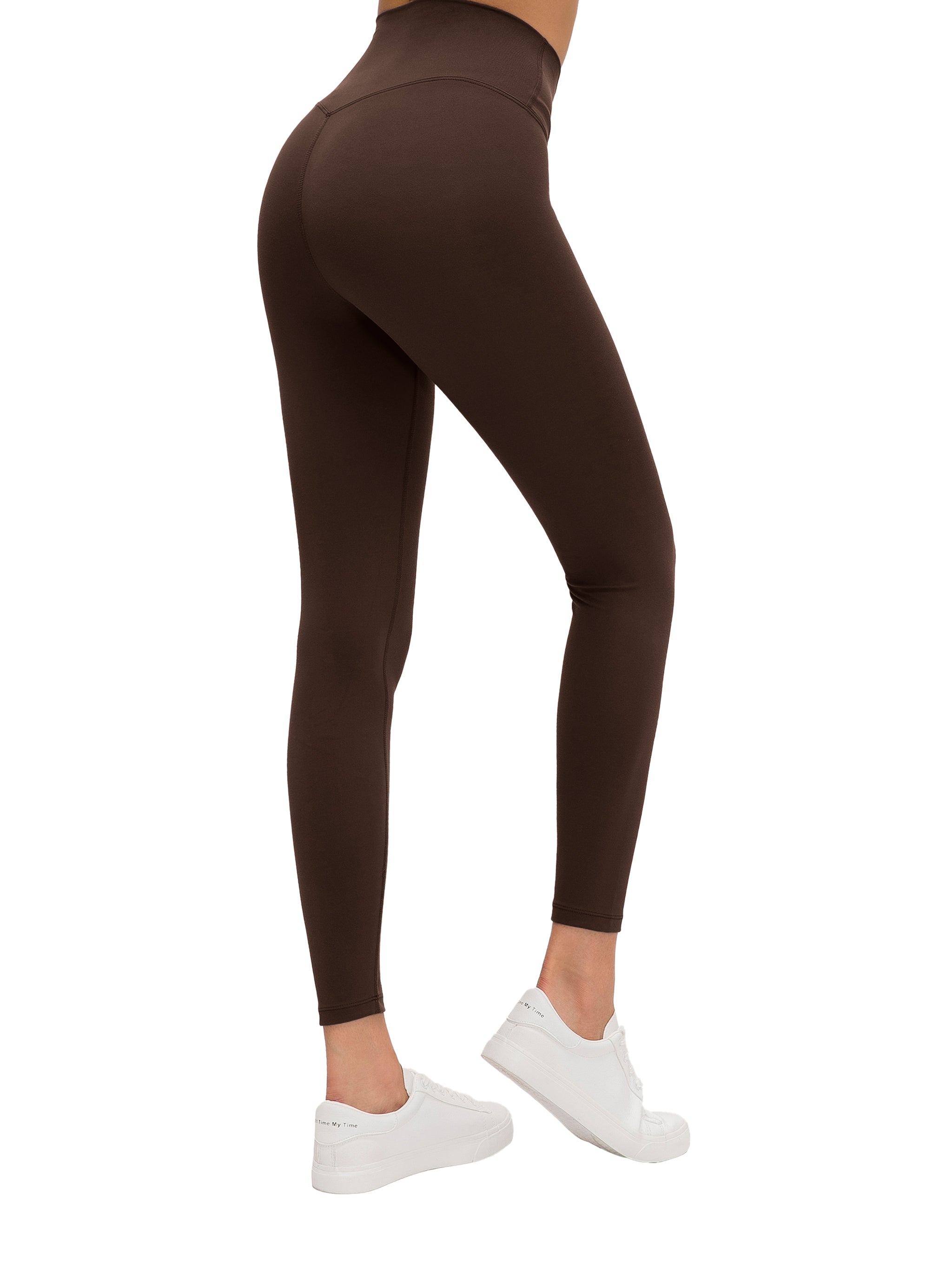High-Waisted Leggings: Never Alone White