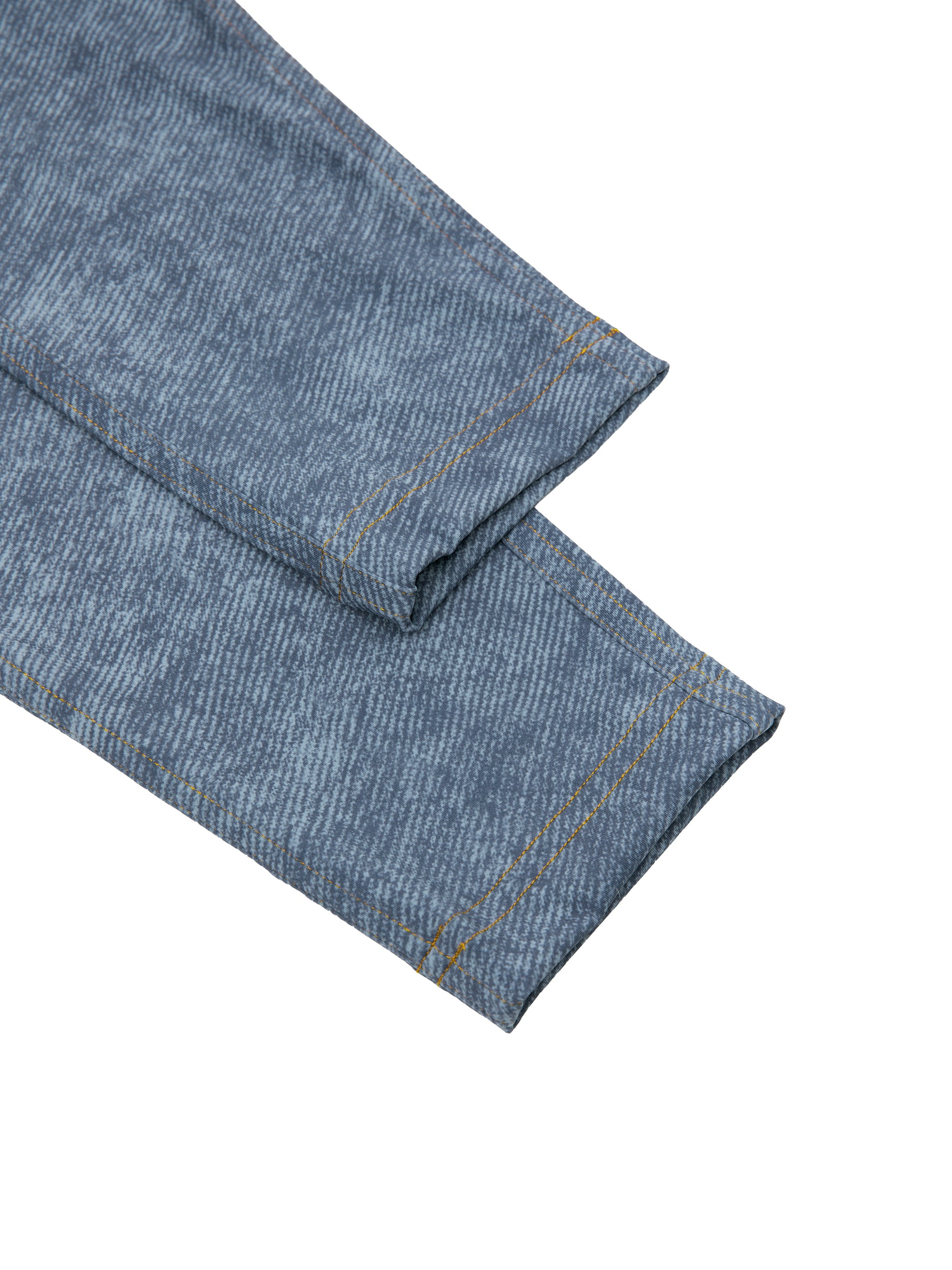 FAFO Denim Zip-Fly Leggings